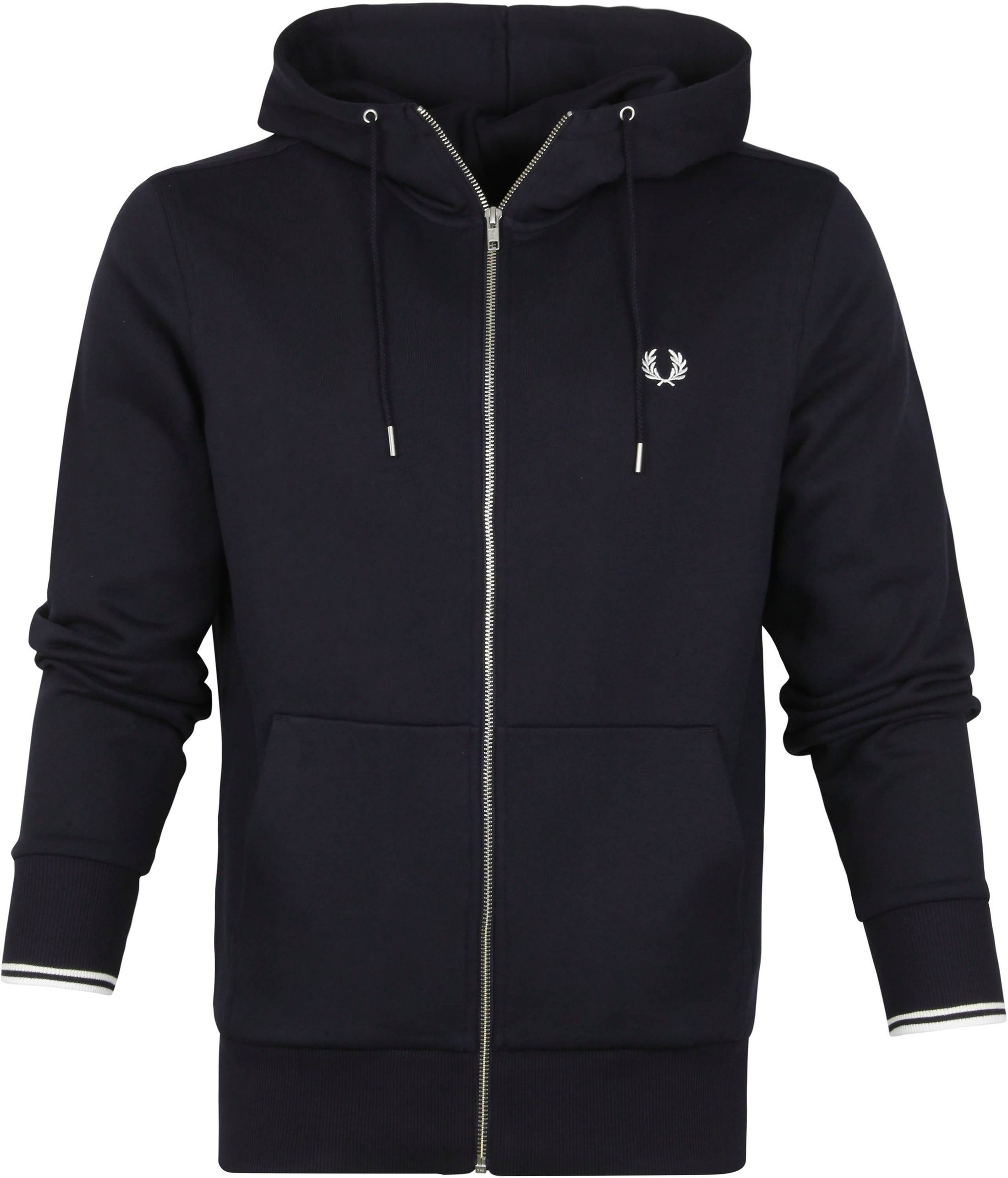 Fred Perry Zip Cardigan Navy Dark Blue Blue size L