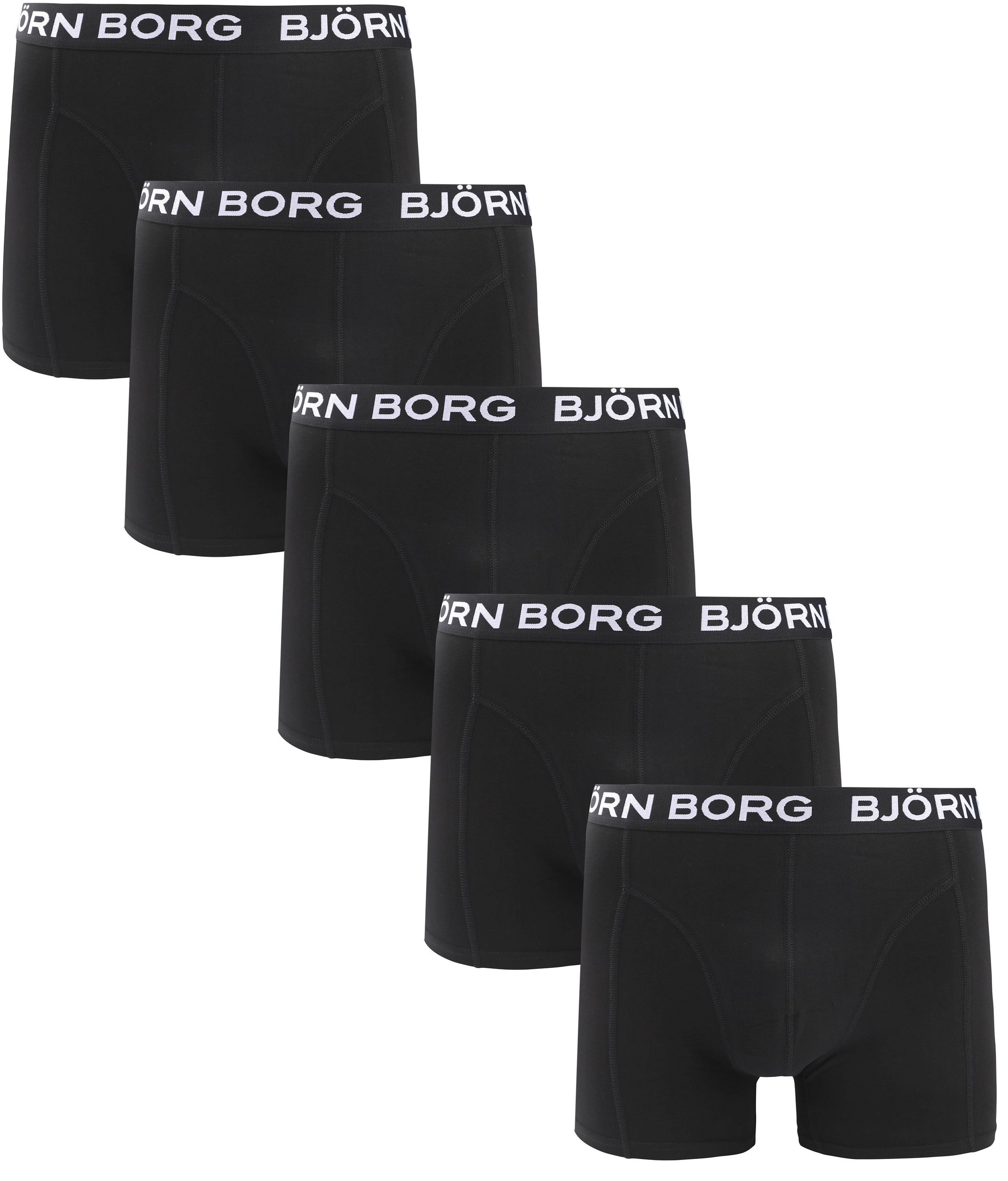 Bjorn Borg Boxers Cotton Stretch 5-Pack Noir 10004237-MP001 commander en ligne | Suitable
