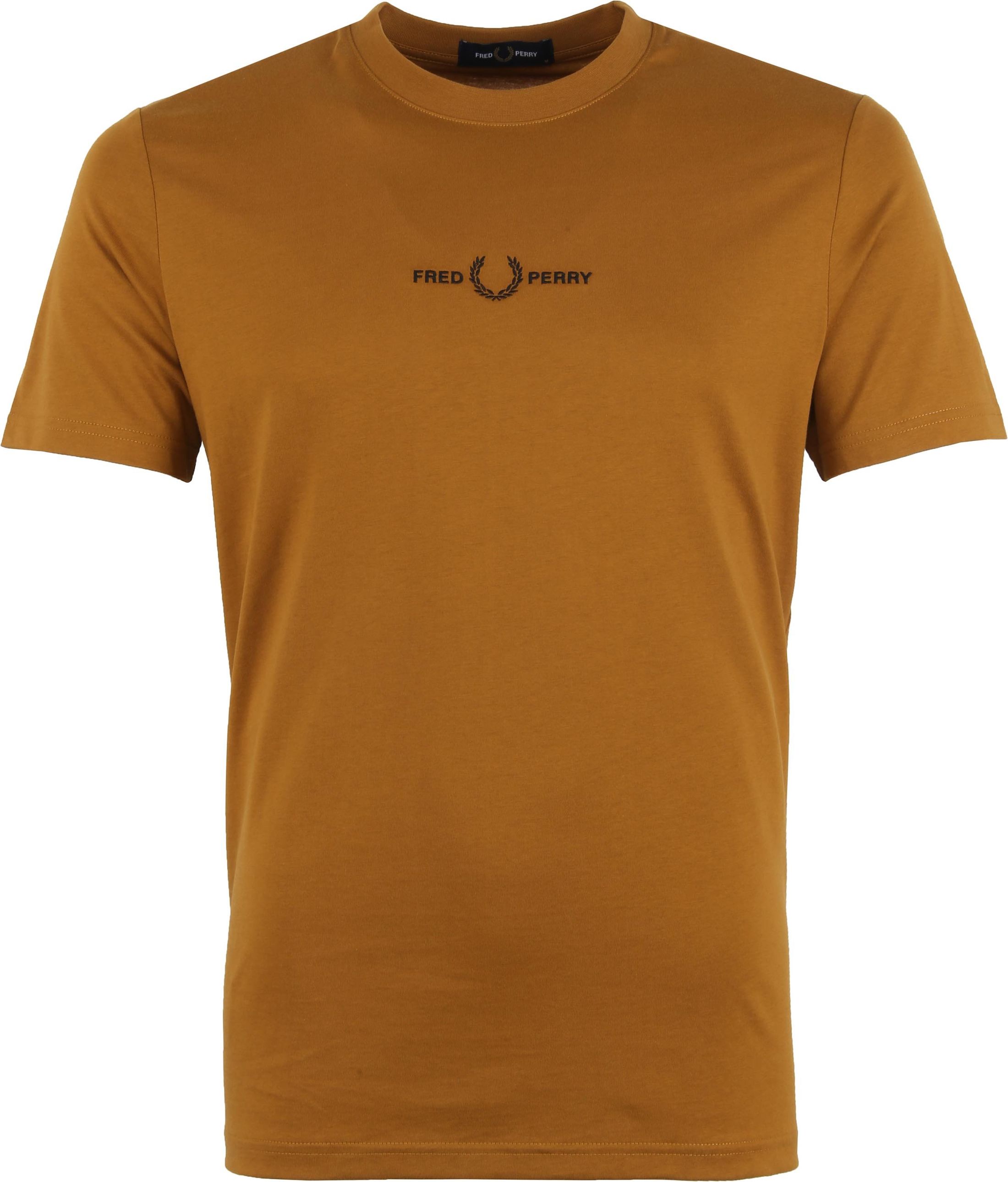 Fred Perry T-Shirt M2706 Caramel Brown size L