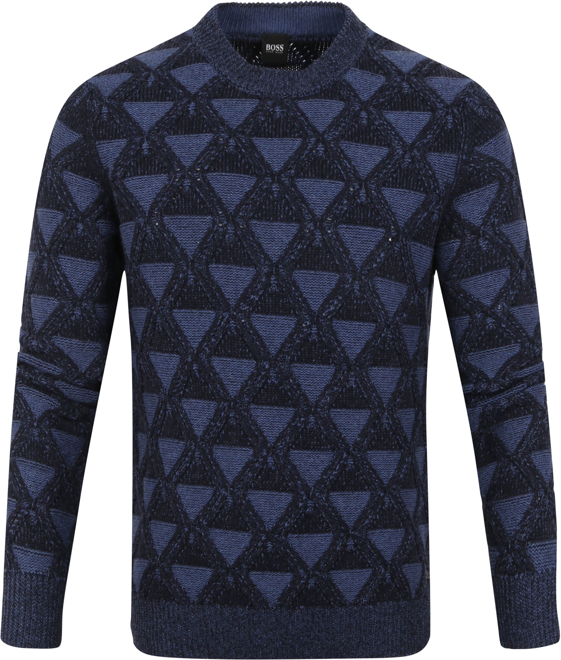 Hugo Boss Sweater Karlbert Navy Dark Blue Blue size M