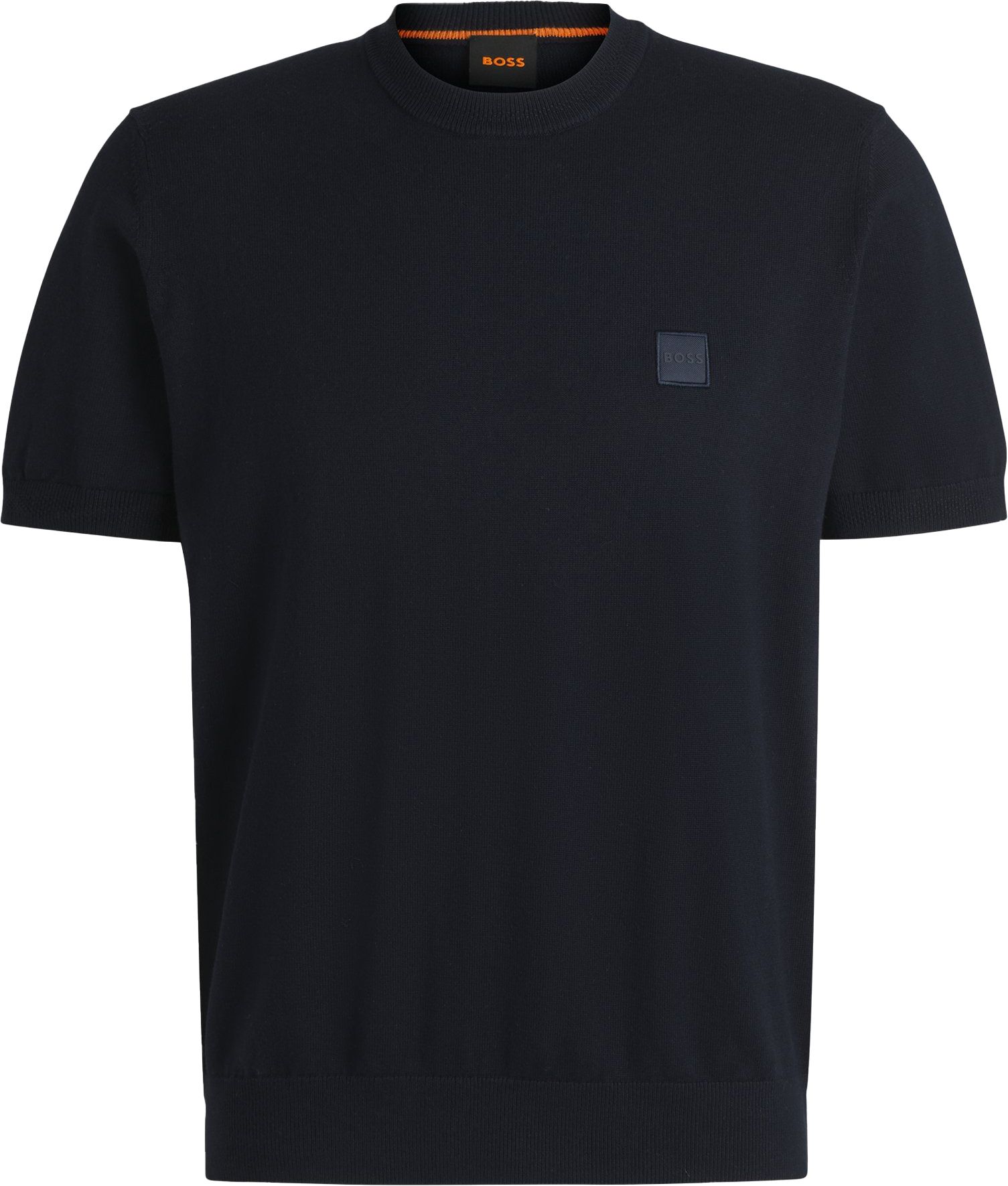 BOSS Knitted T-shirt Kanache Navy 50538267-404 order online | Suitable