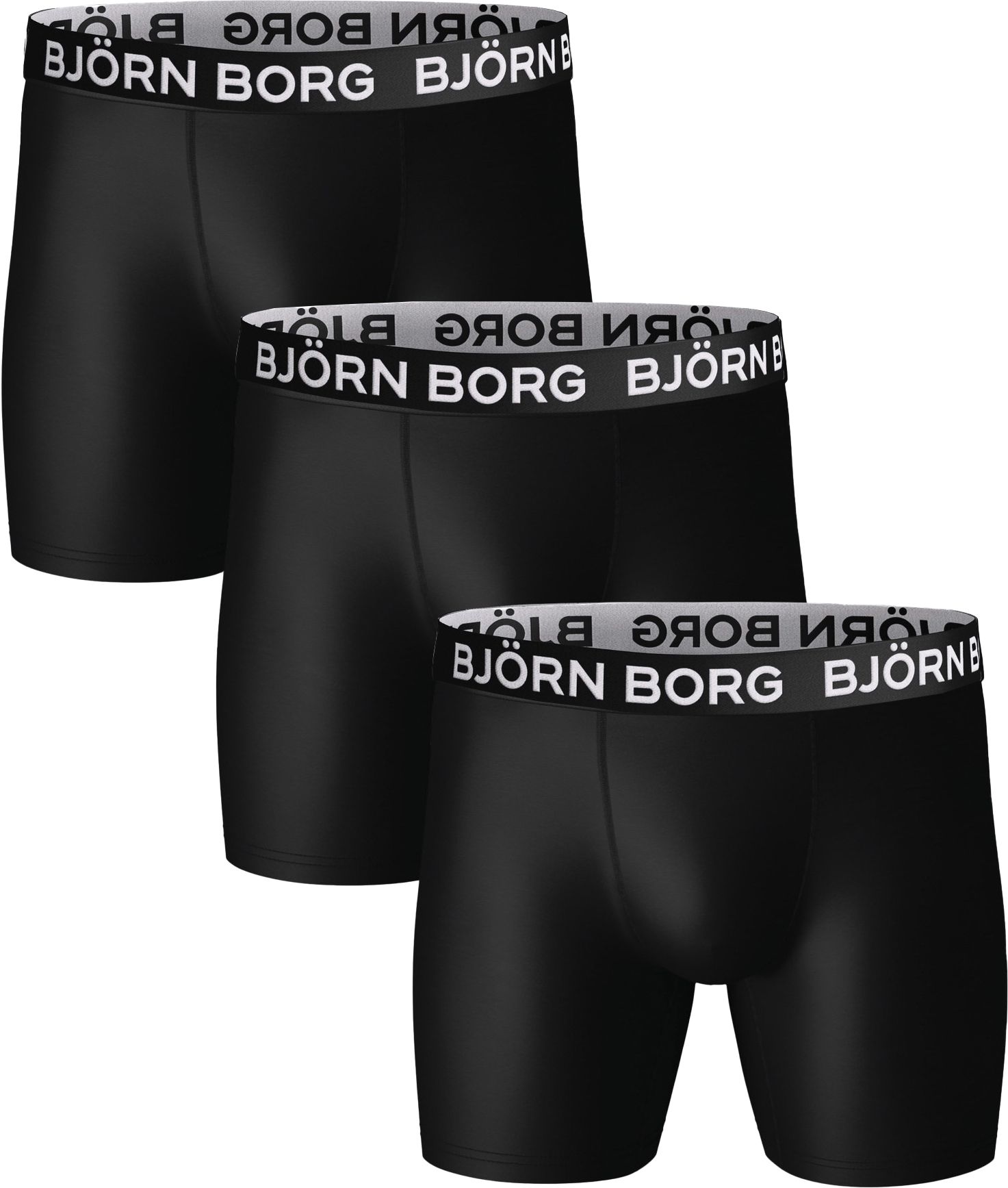 Bjorn Borg Performance Boxers 3-Pack Zwart 10001280-MP001 kopen | Suitable
