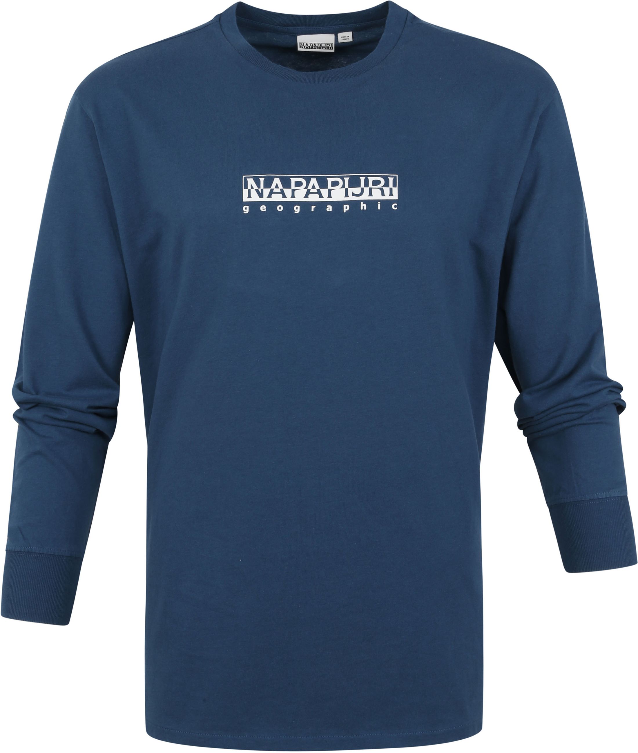 Napapijri S-Box Longsleeve T Shirt Blue size L