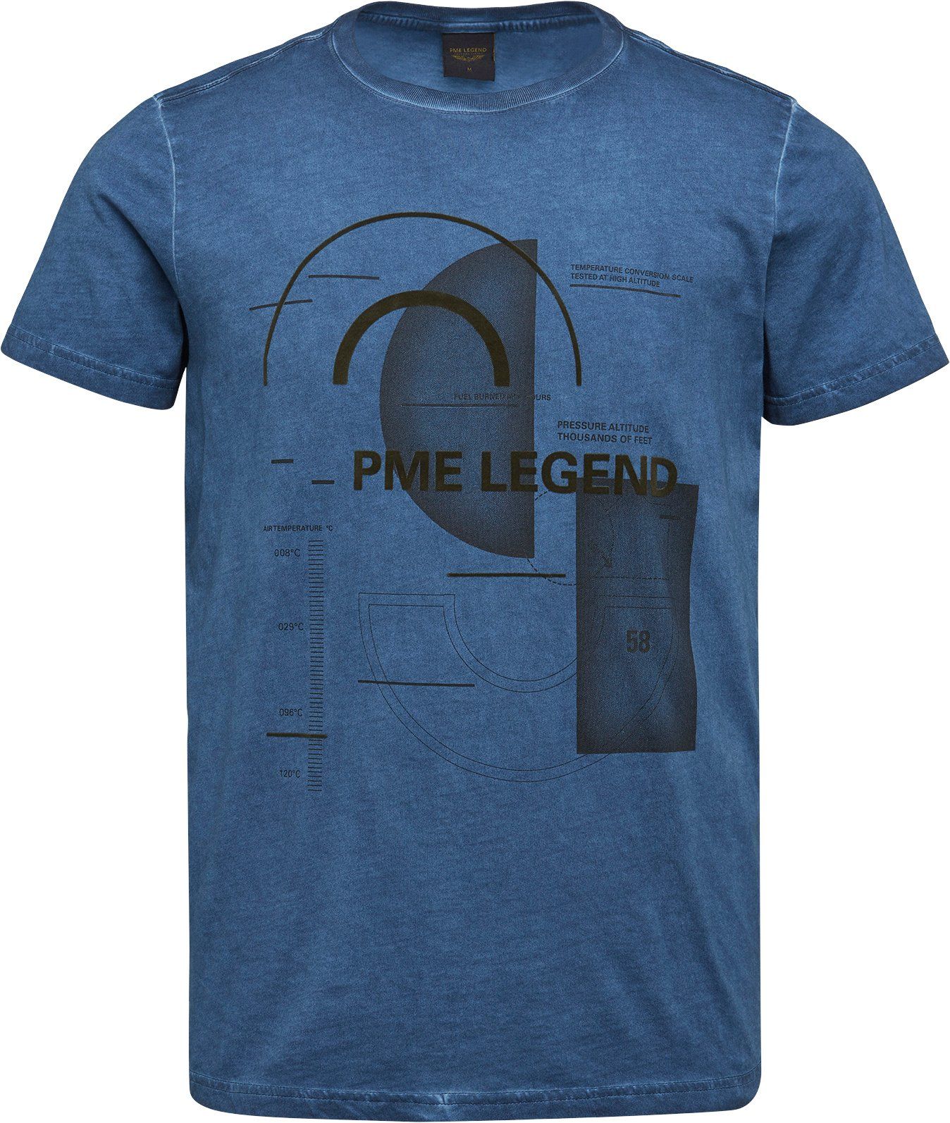 PME Legend Logo Jersey T-Shirt Dark Dark Blue Blue size L