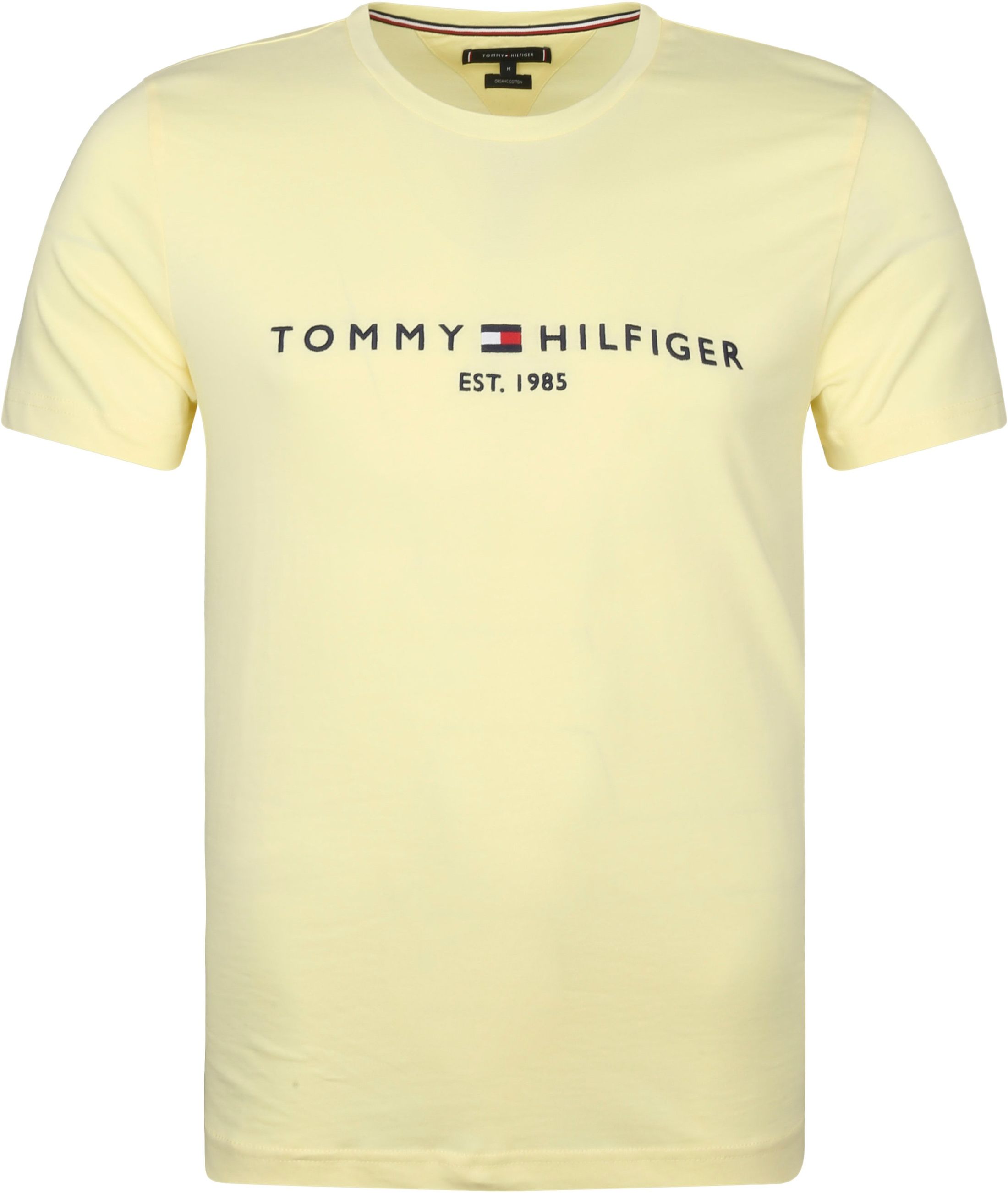 Tommy Hilfiger Logo T Shirt Yellow size L