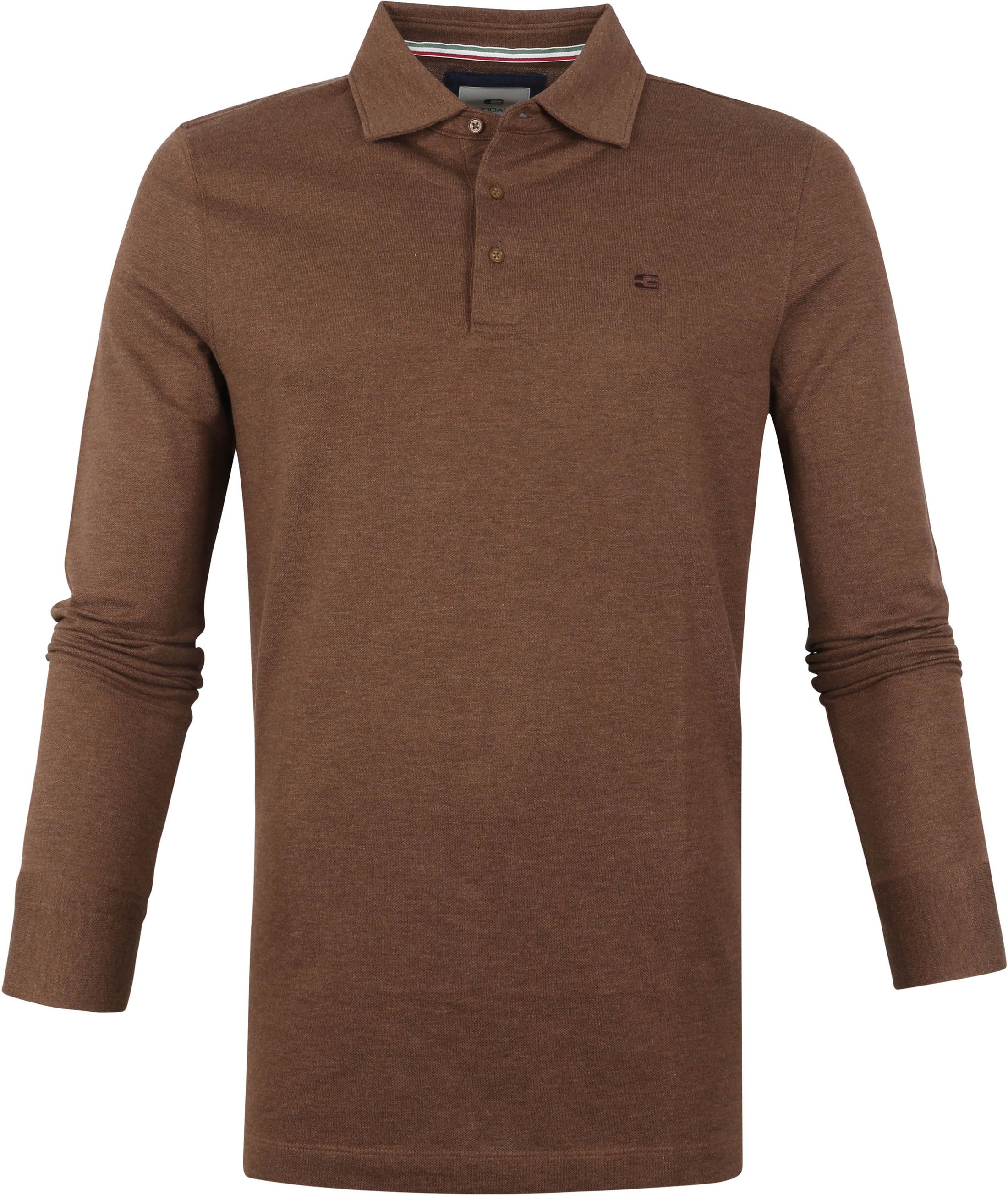 Giordano Long Sleeve Poloshirt Luke Signature Brown size XXL