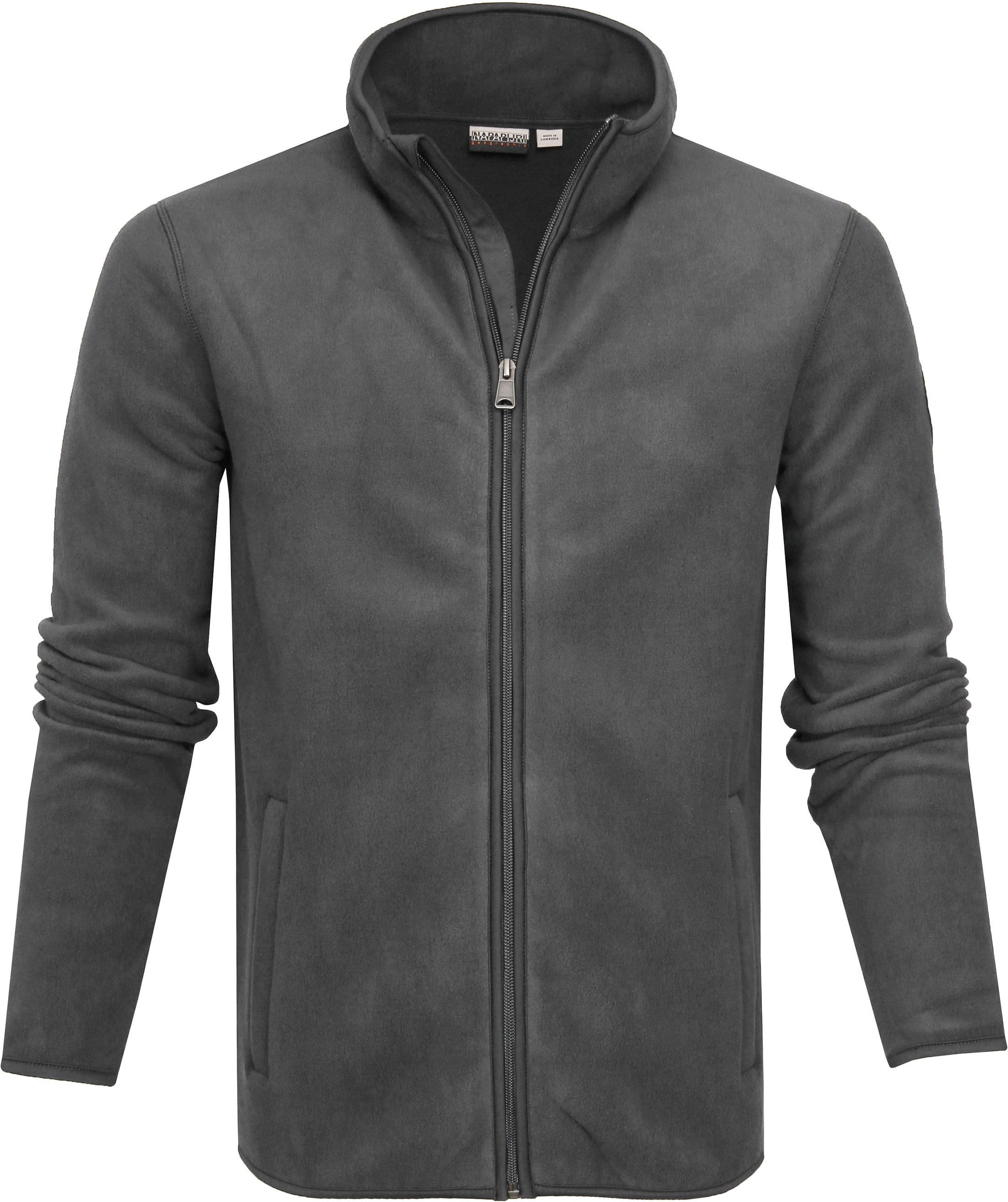 Napapijri Toko Fleece Jacket Dark Dark Grey Grey size L
