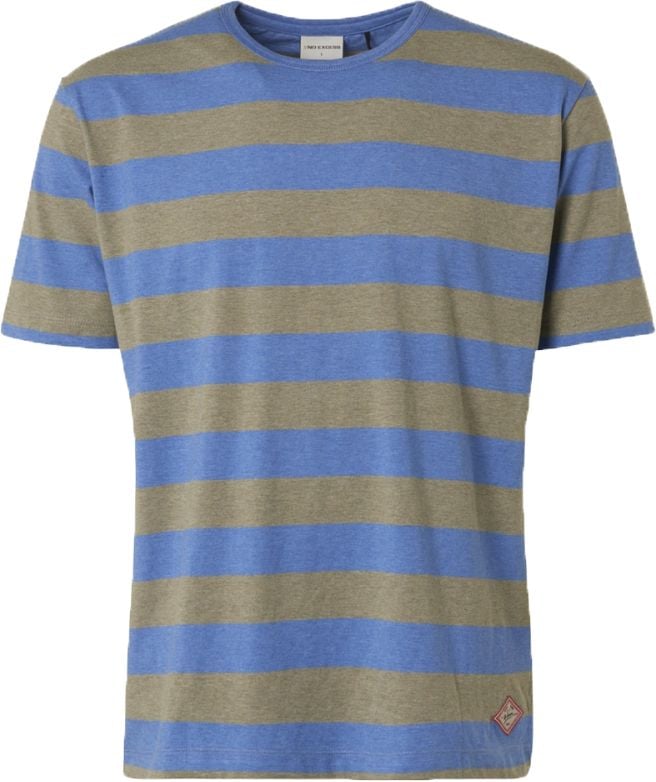 No Excess T-Shirt Stripes Blue Green 20350453-177 order online | Suitable