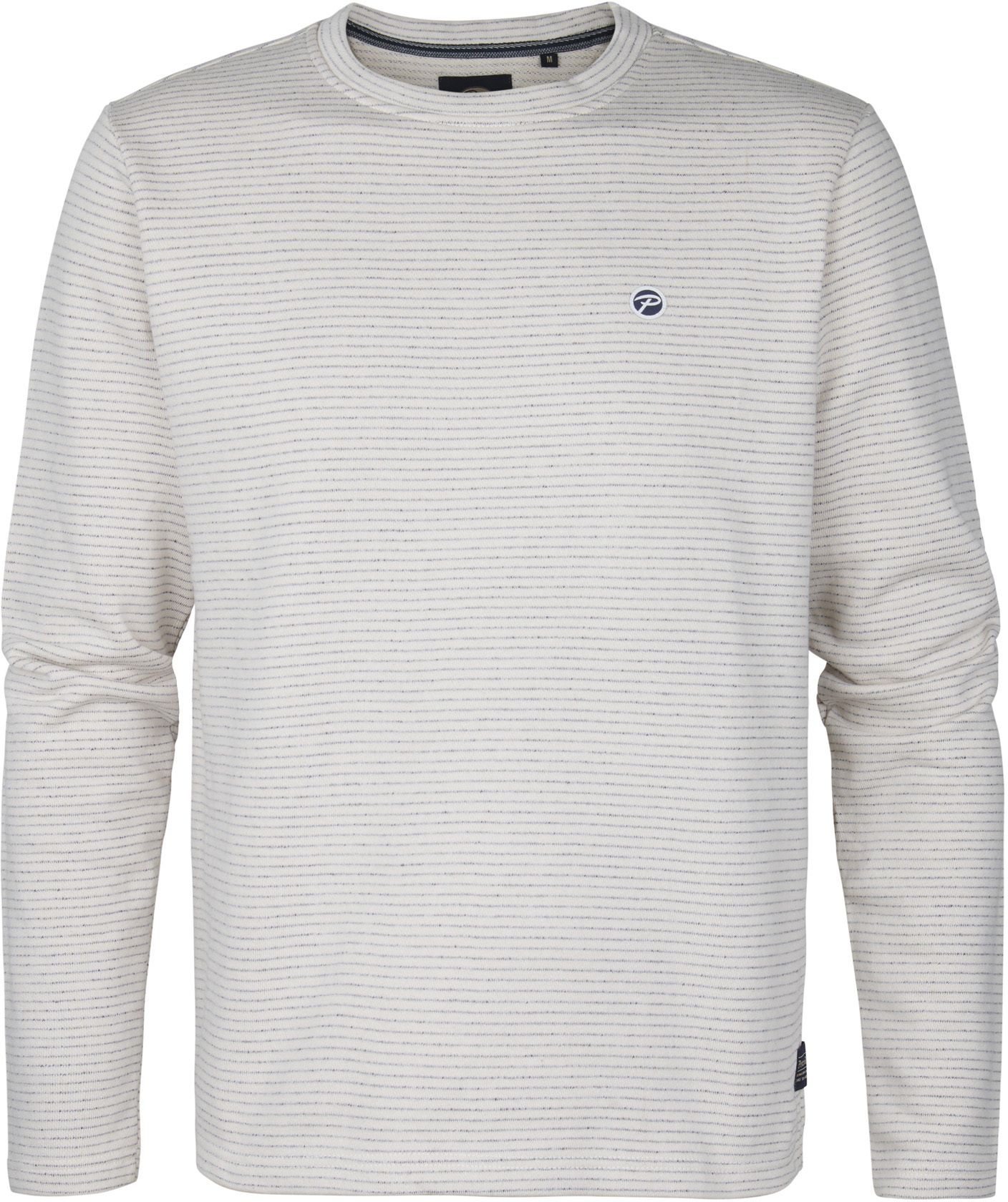 Petrol Sweater Bluewave Stripe Ecru  M-1050-SWR322-0112 order online | Suitable