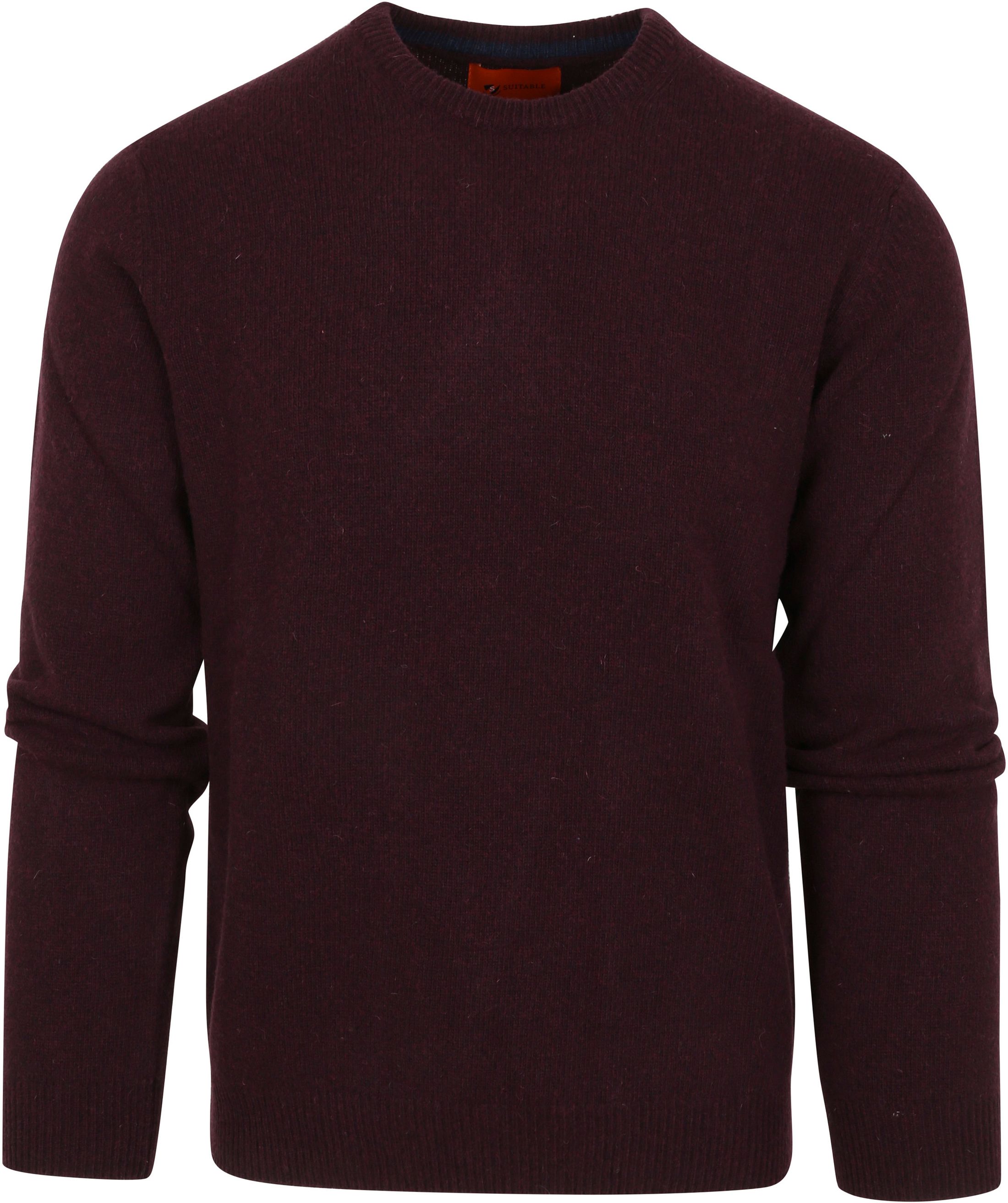 Suitable Pullover Wool O-Neck Bordeaux LMBS-O-23 kl 30411 Raspberry order online | Suitable