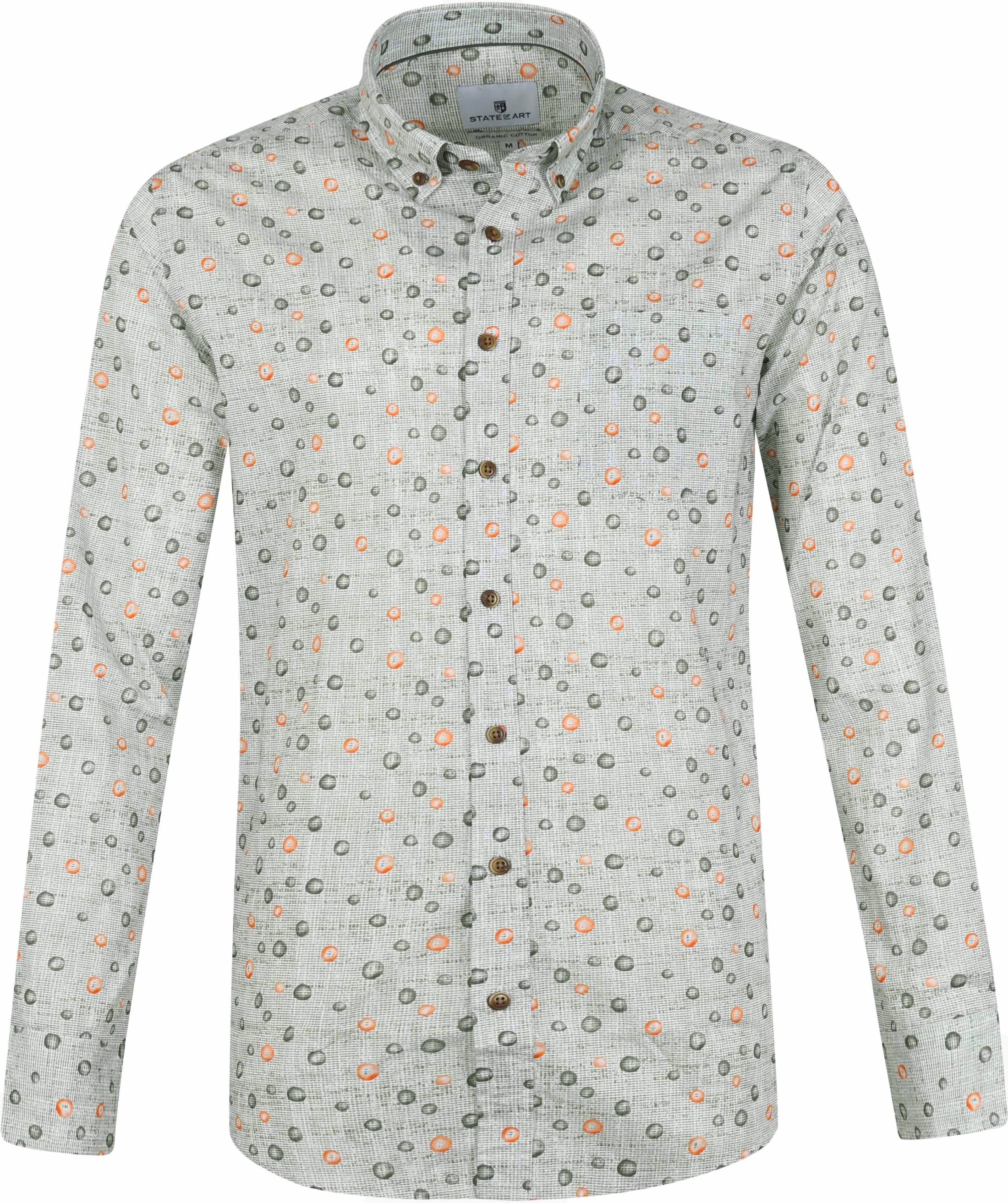 State of Art Chemise Pois Gris taille 4XL