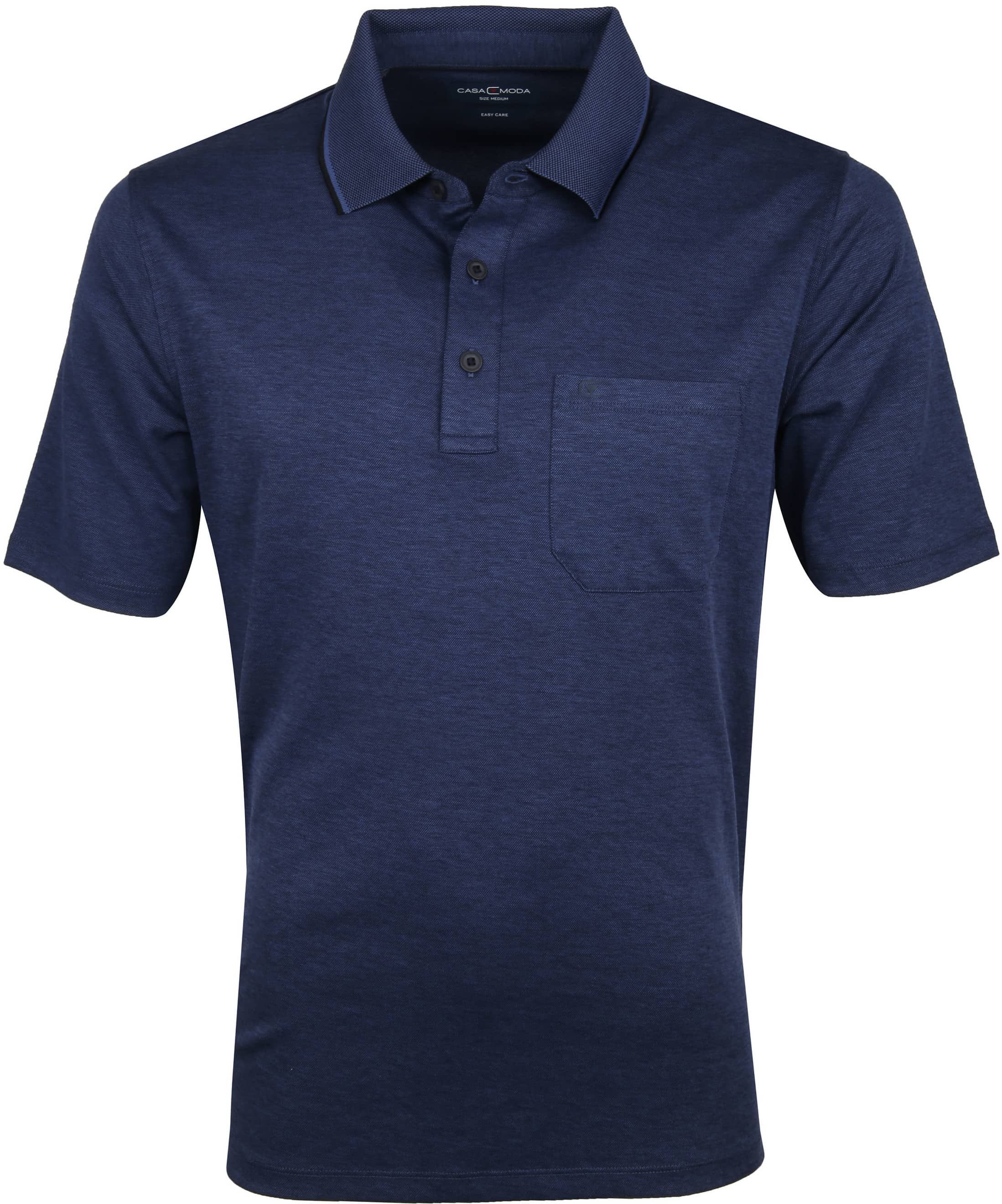 Casa Moda Polo Shirt Navy Dark Blue Blue size L