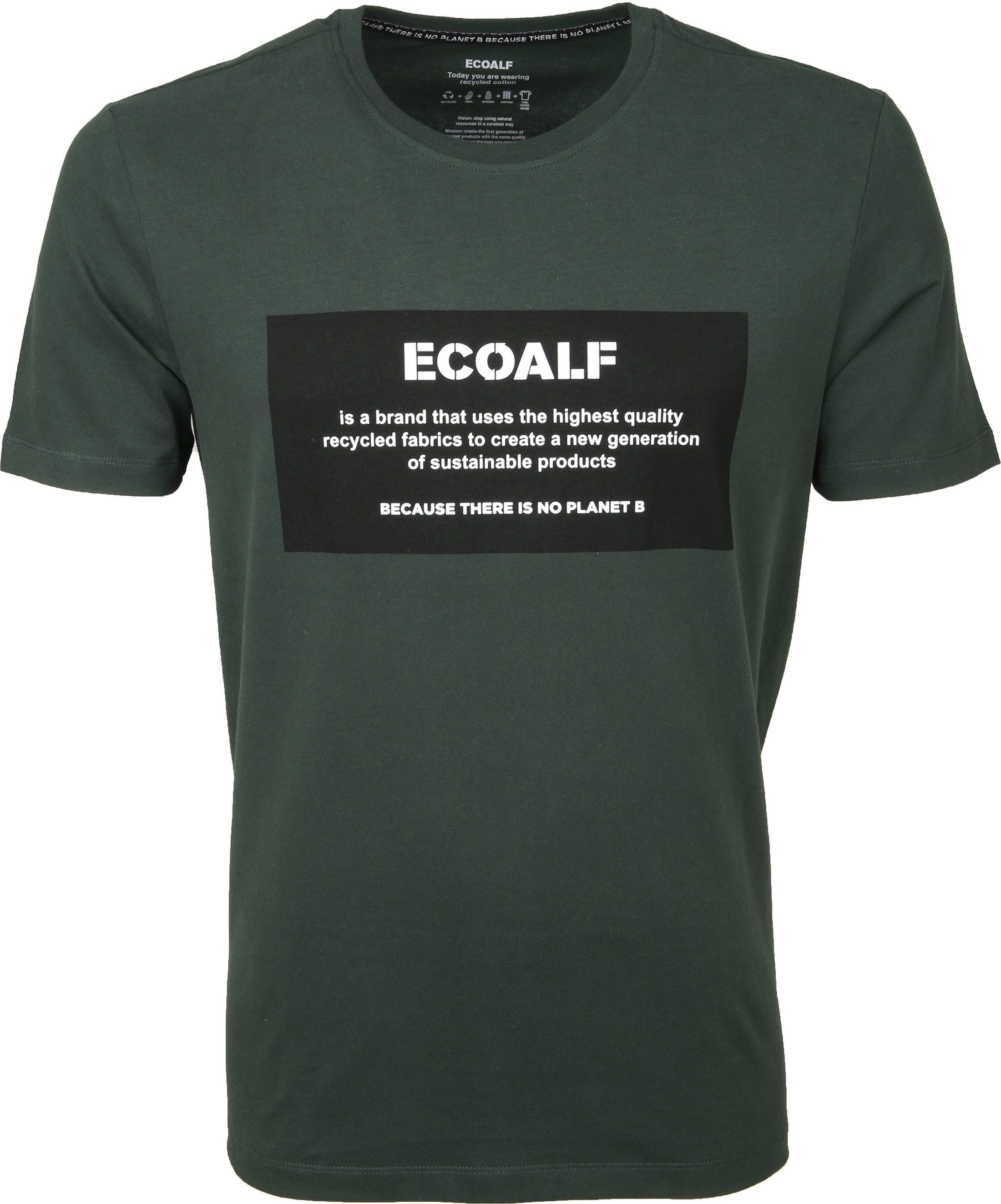 Ecoalf Natal T-Shirt Dark Green Green size L