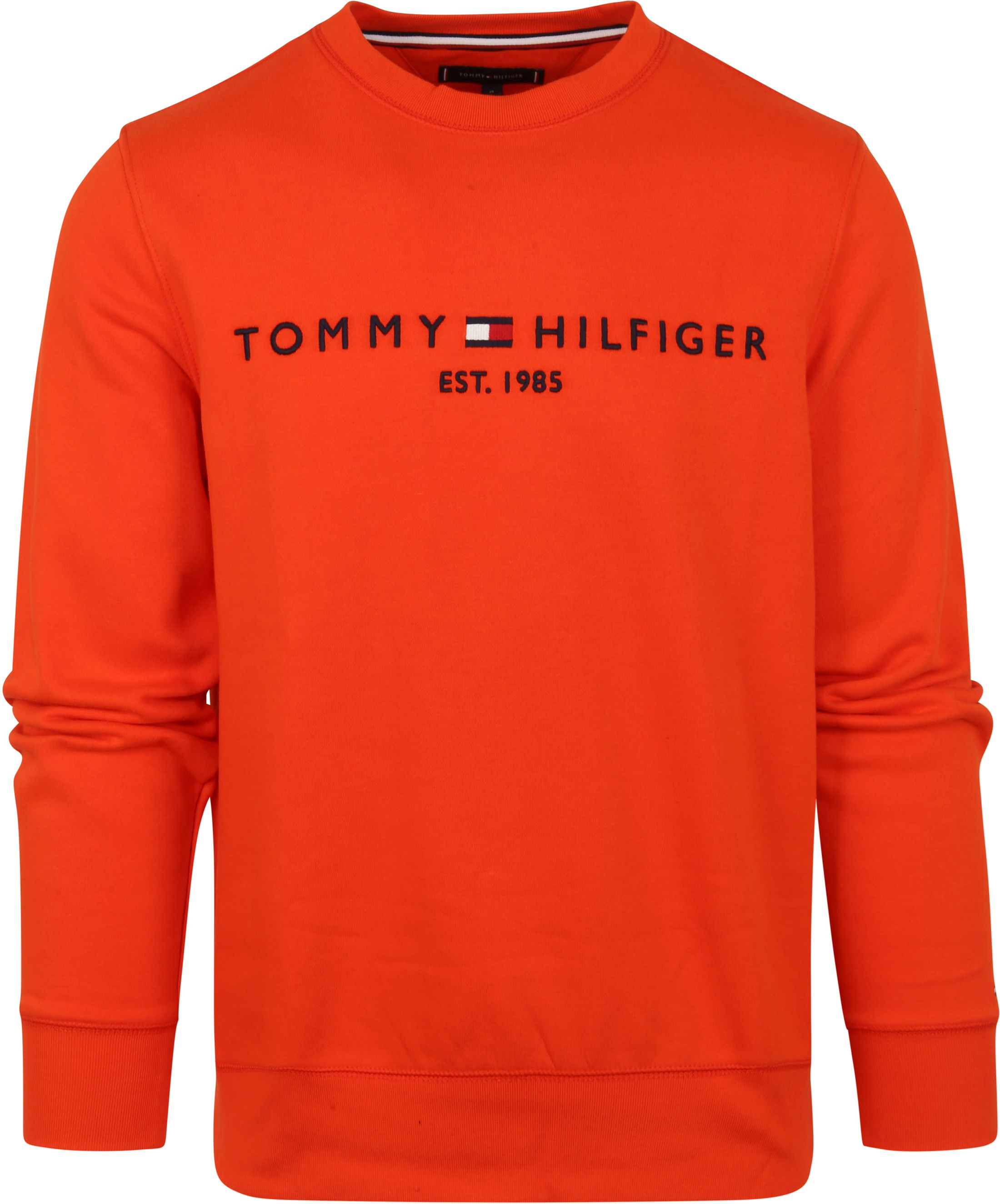 Tommy Hilfiger Sweater Logo Orange size L