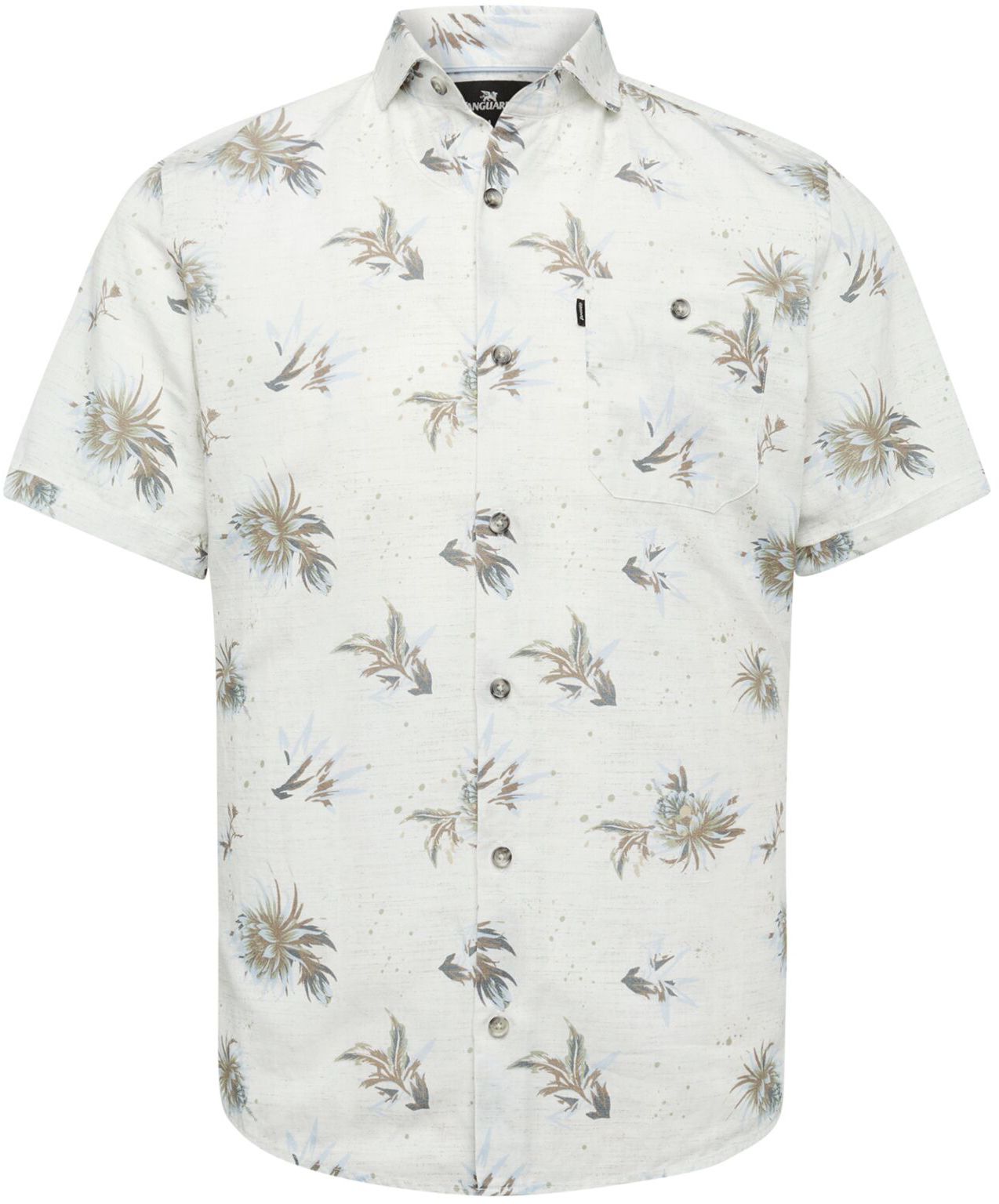 Vanguard Chemise Manches Courtes Fleurs Ecru VSIS2303223-7007 commander en ligne | Suitable