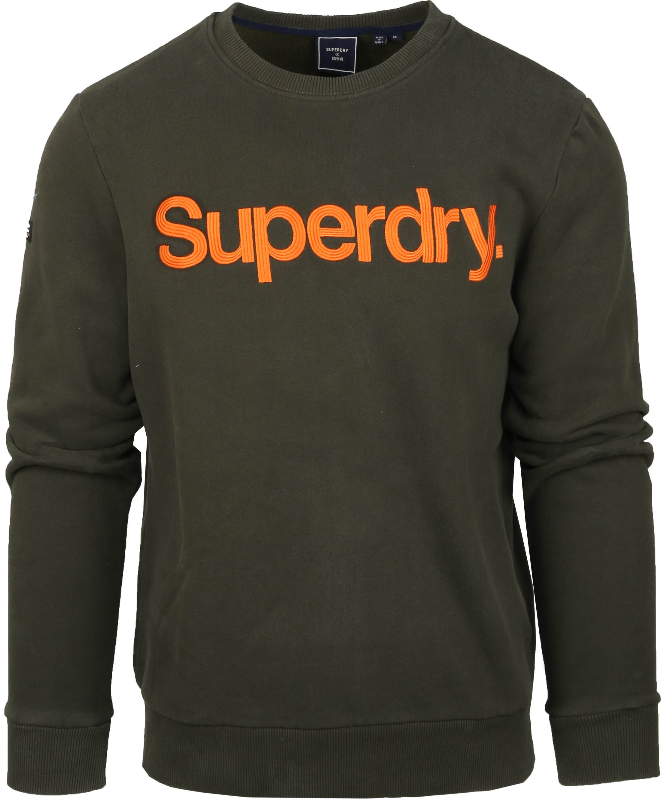 Superdry Sweater Green Dark Green size L