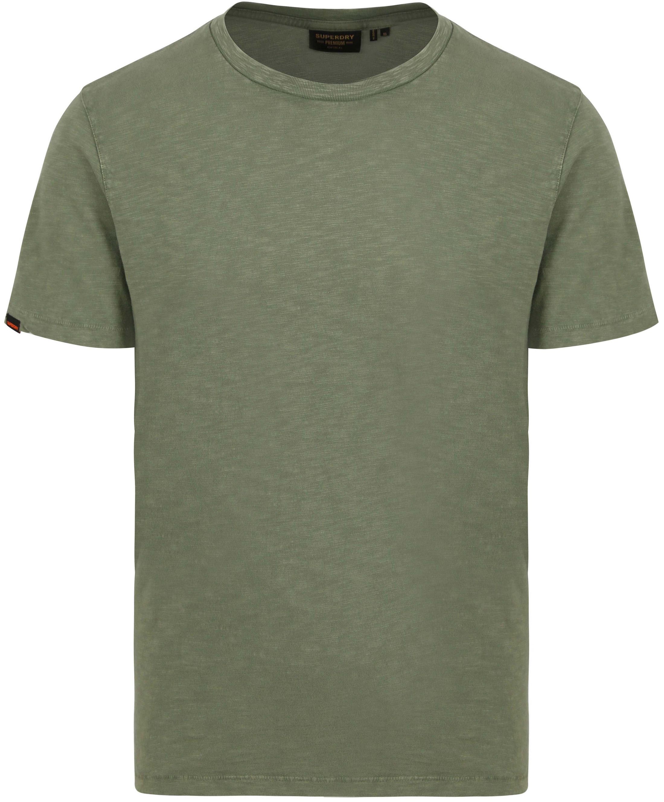 Superdry T-Shirt Slub Melange Vert Olive M1011888A-9IO commander en ligne | Suitable