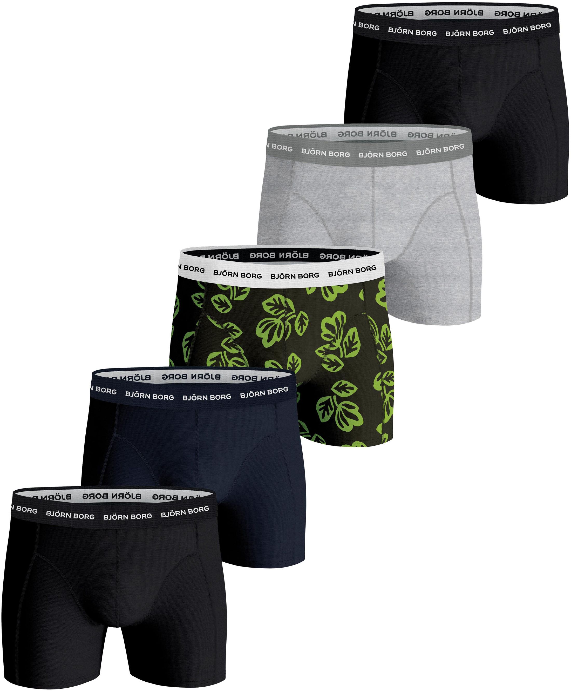 Bjorn Borg Boxers 5-Pack Black Multicolour size L