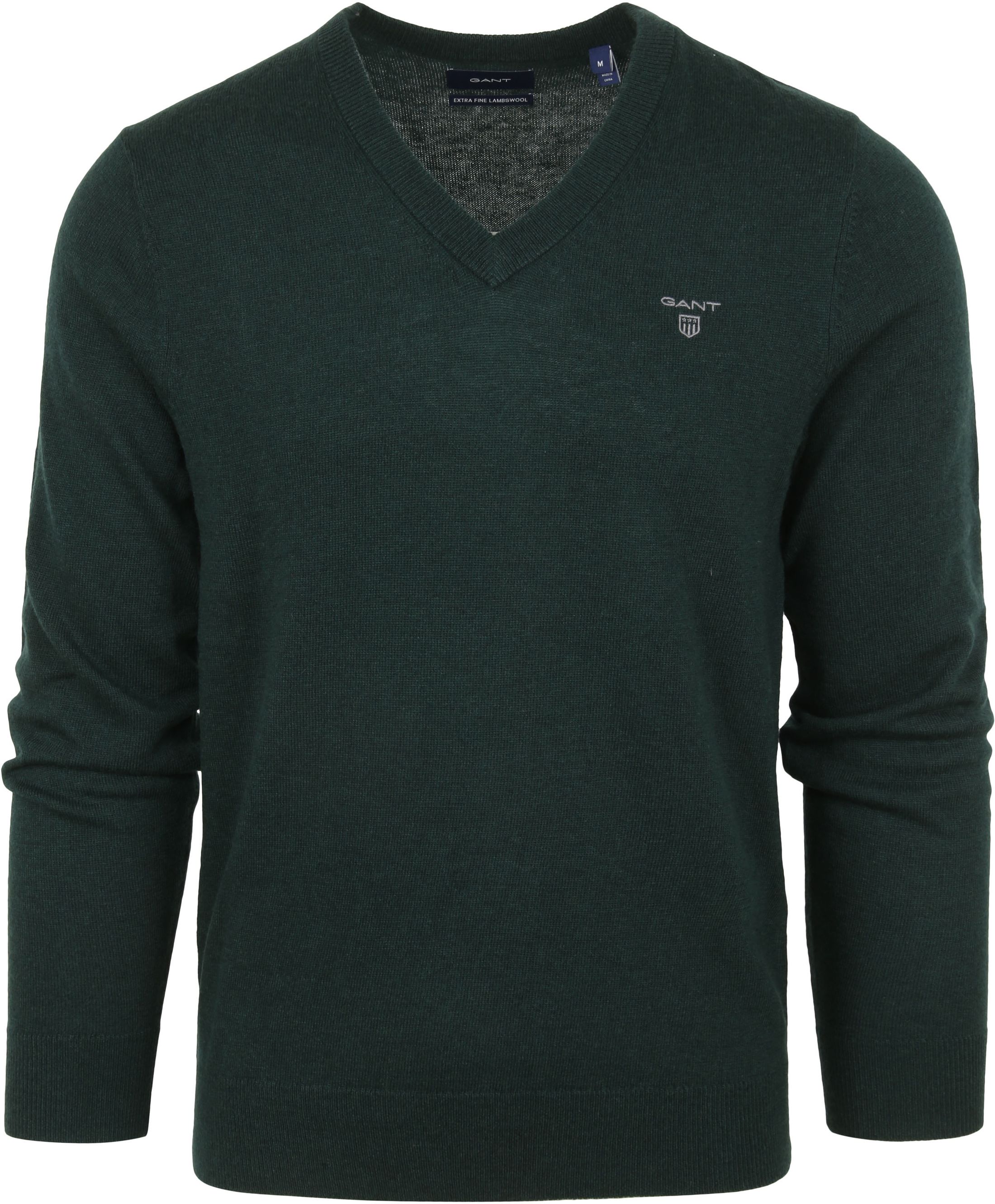 Gant Sweater Lambswool Dark Dark Green Green size L