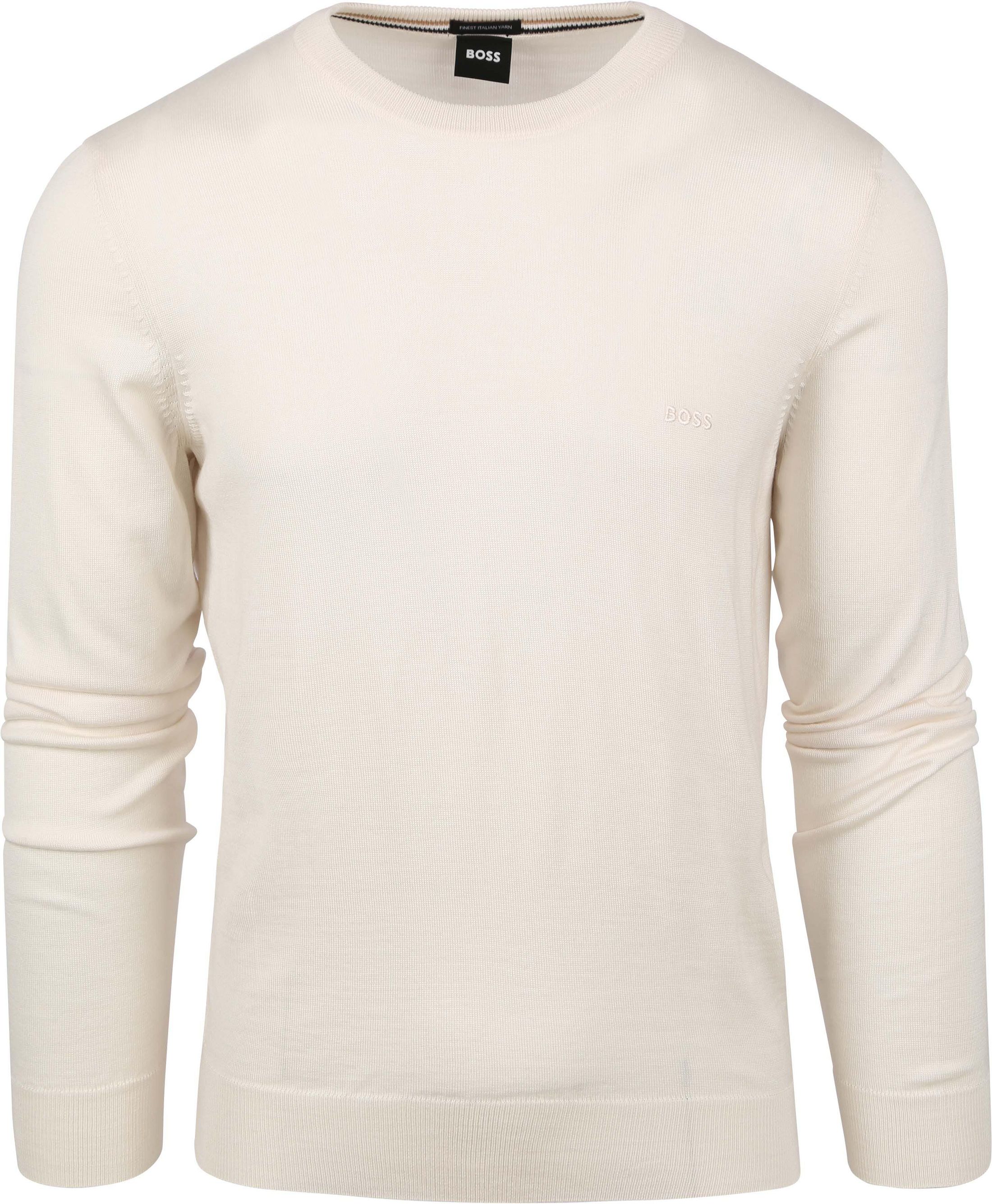 BOSS Pull Botto Laine Ecru 50476364-131 commander en ligne | Suitable