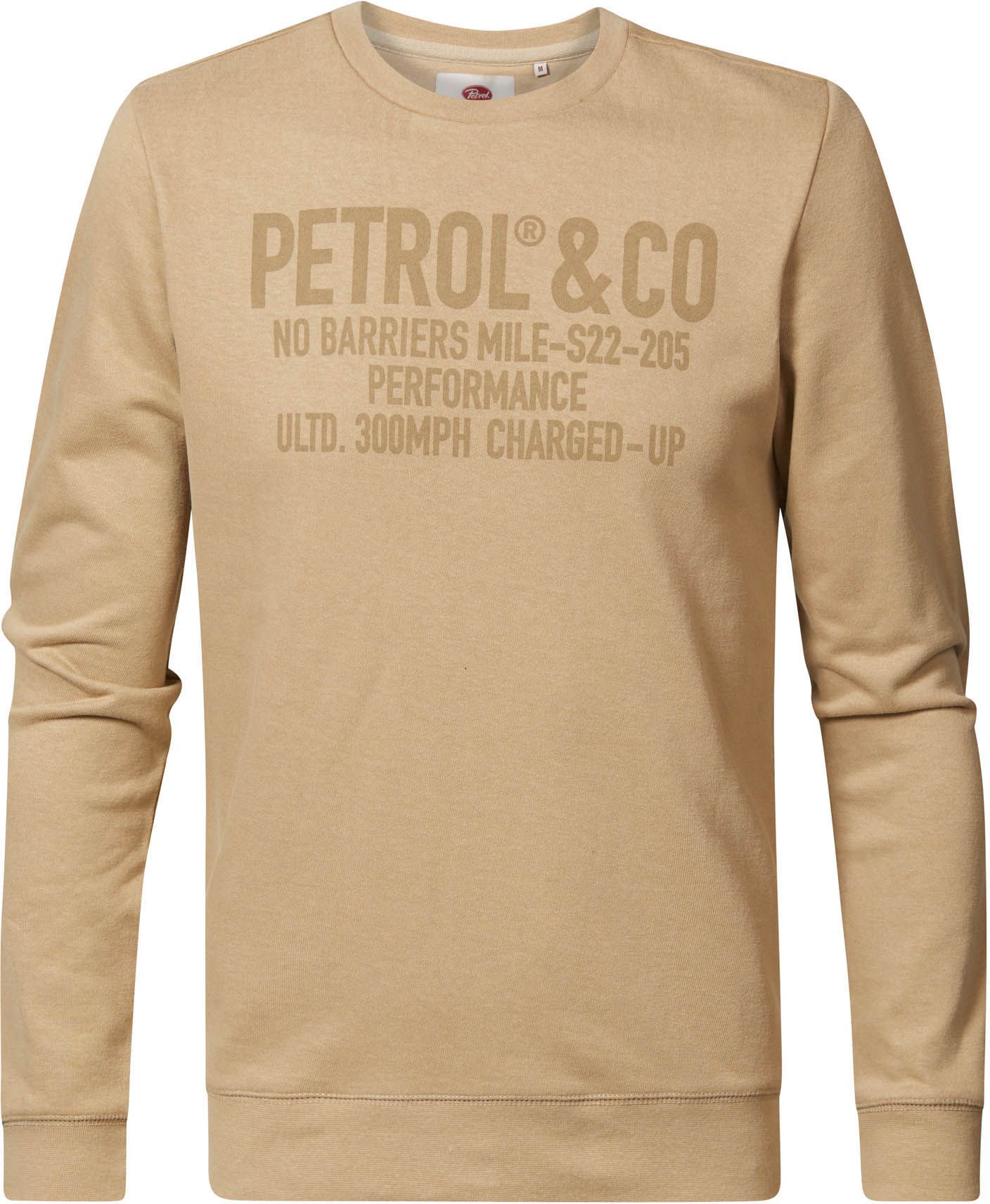 Petrol Sweater Light Beige Brown size L