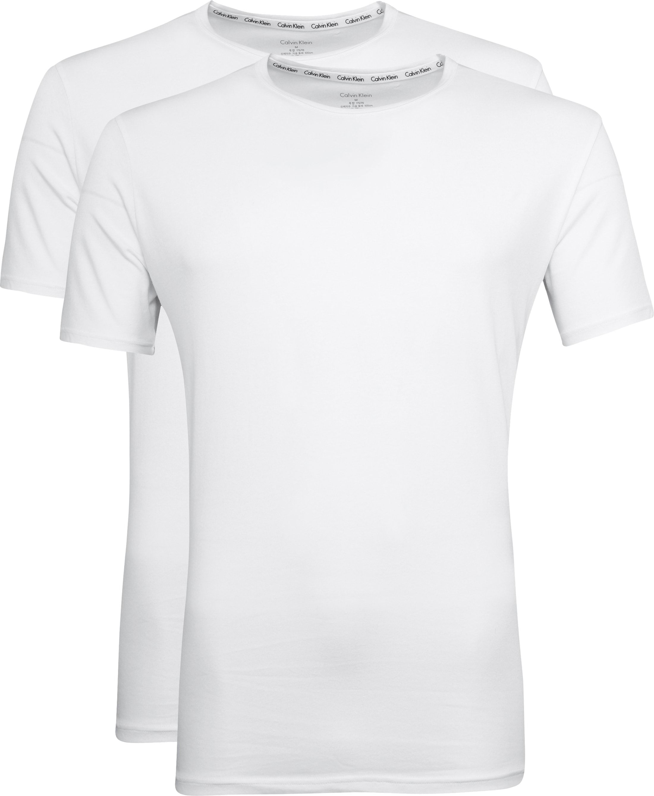 Calvin Klein T-Shirt O-Neck 2-pack White size XL
