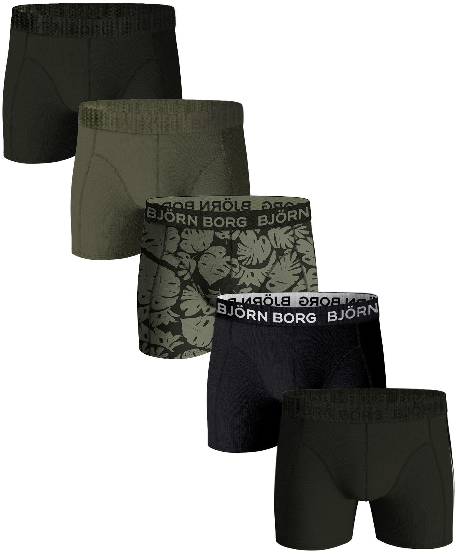 Bjorn Borg Boxers Cotton Stretch 5-Pack Multicolour 10004237-MP002 order online | Suitable