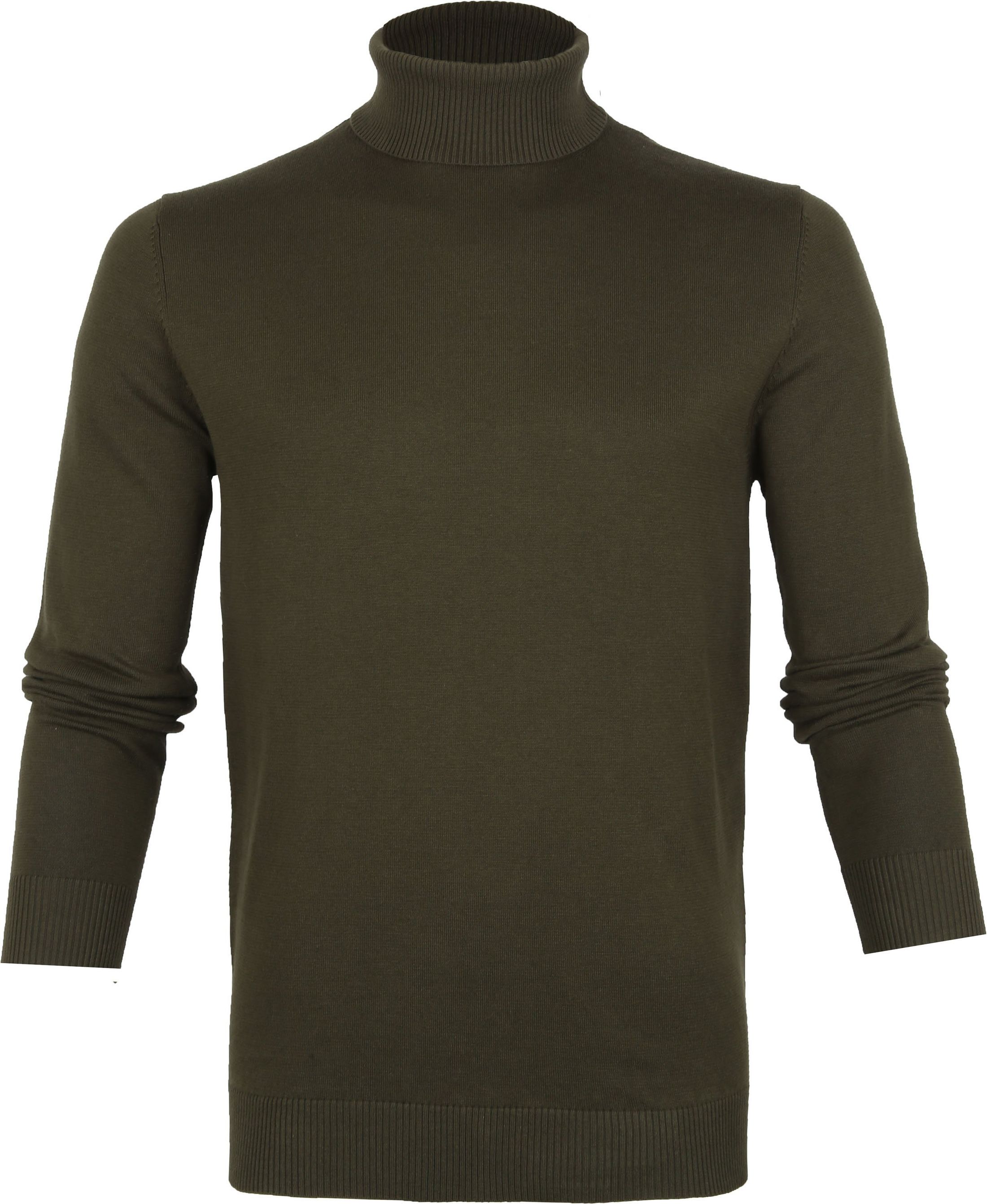 Suitable Respect Cox Pullover Turtleneck Olive Dark Green Green size L