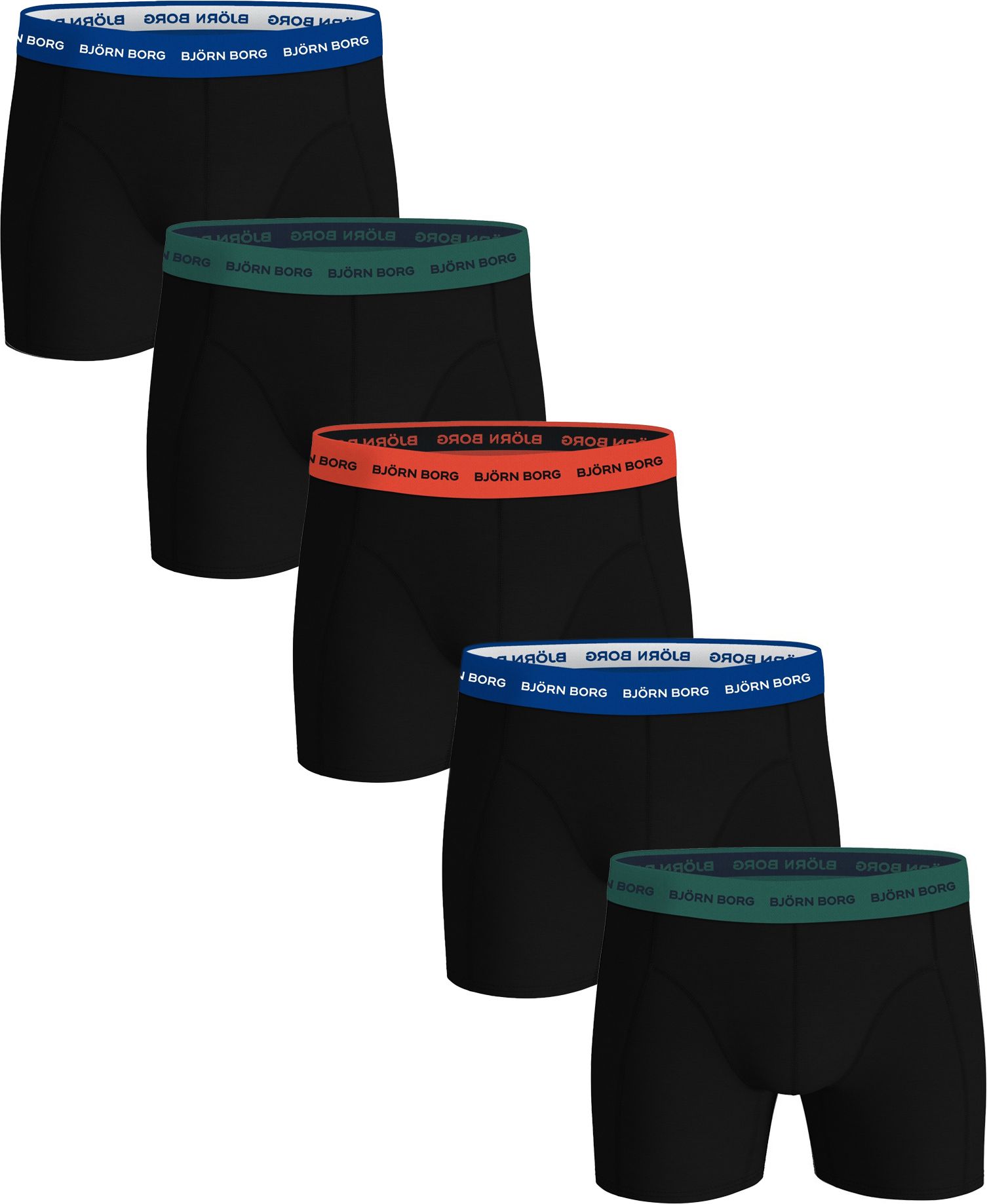 Bjorn Borg Boxers Cotton Stretch 5-Pack Multicolour  order online | 10004155-MP001 | Suitable Lithuania
