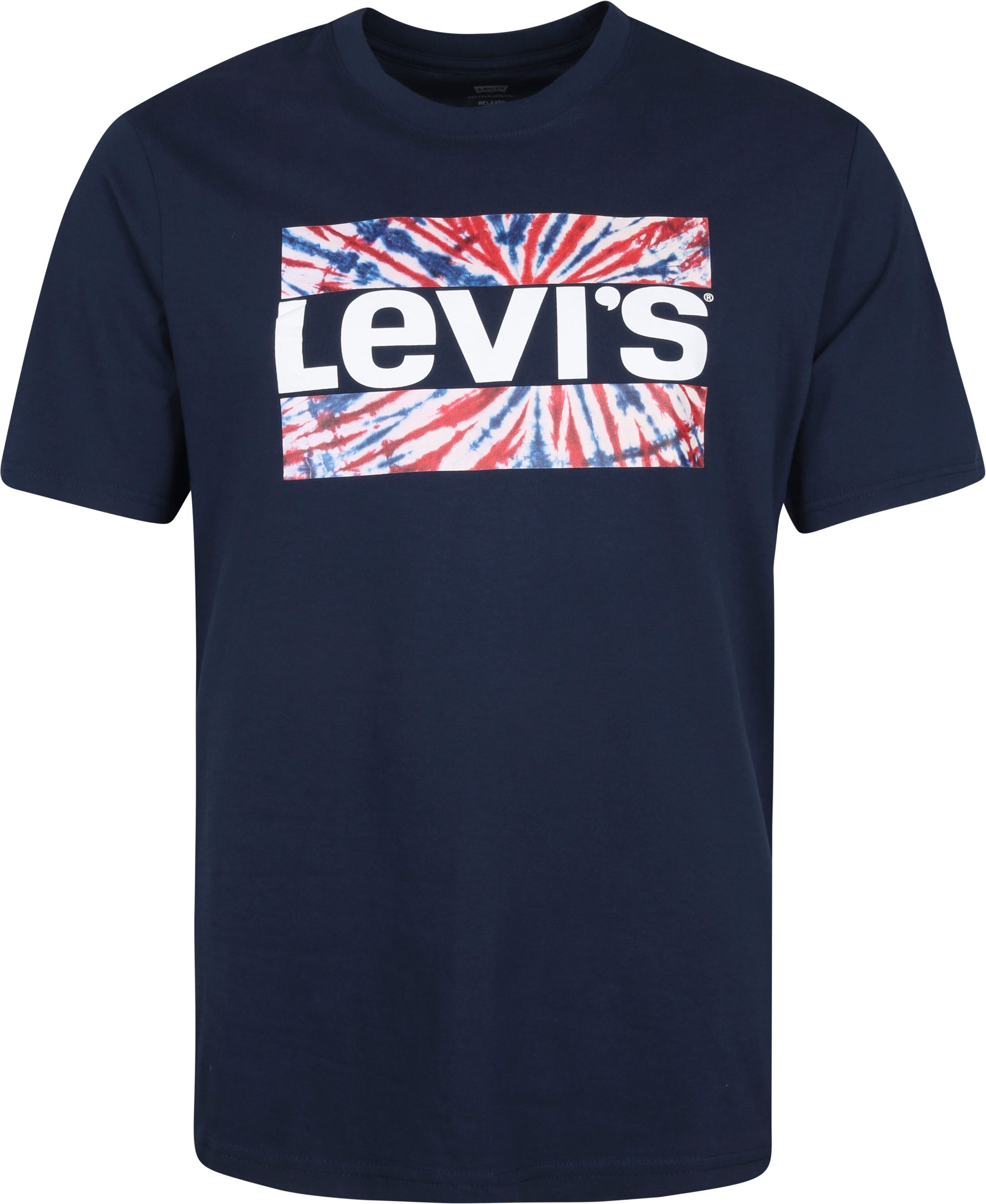 Levi's T Shirt Logo Dark Dark Blue Blue size L