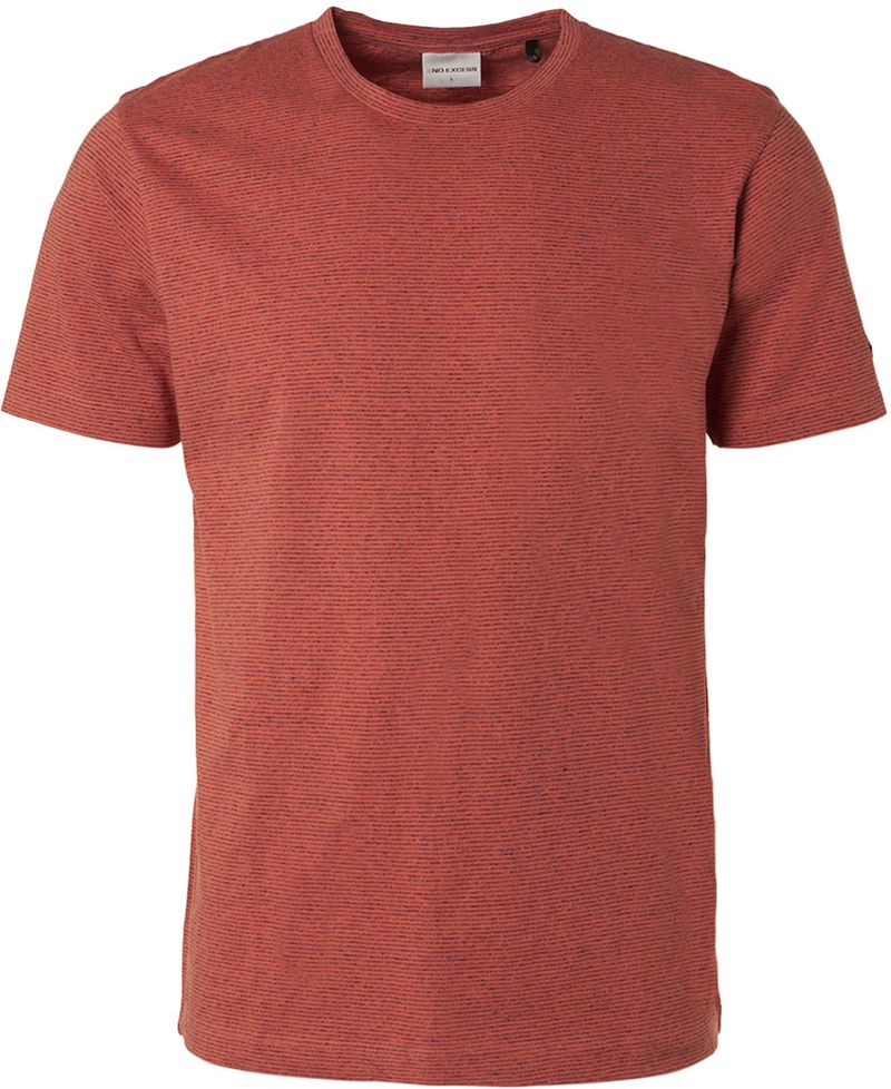 No Excess T-Shirt Rayures Mé;angé Rouge 19350221SN-192 commander en ligne | Suitable