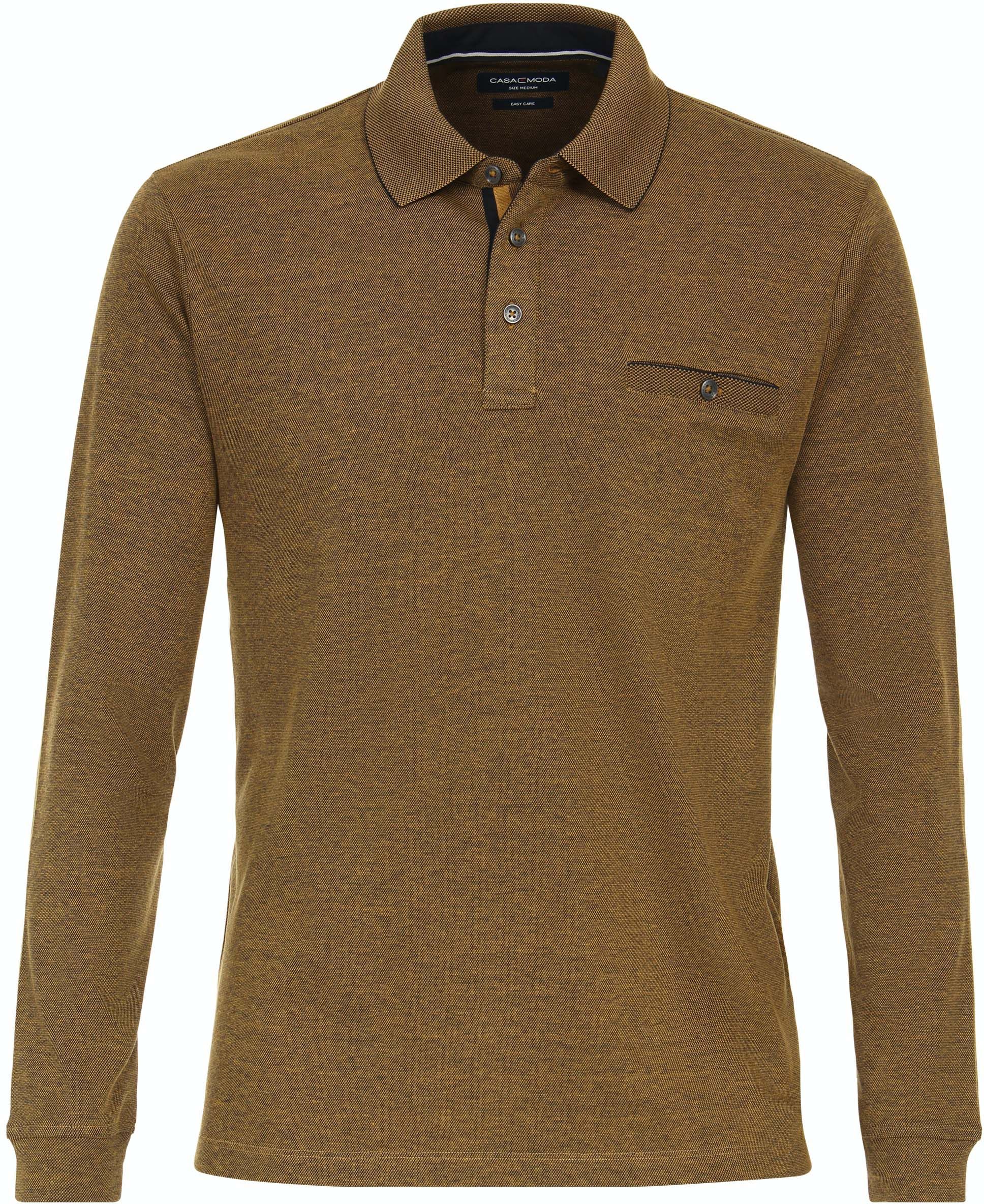 Casa Moda Poloshirt Long Sleeves Yellow 403478000-556 order online | Suitable