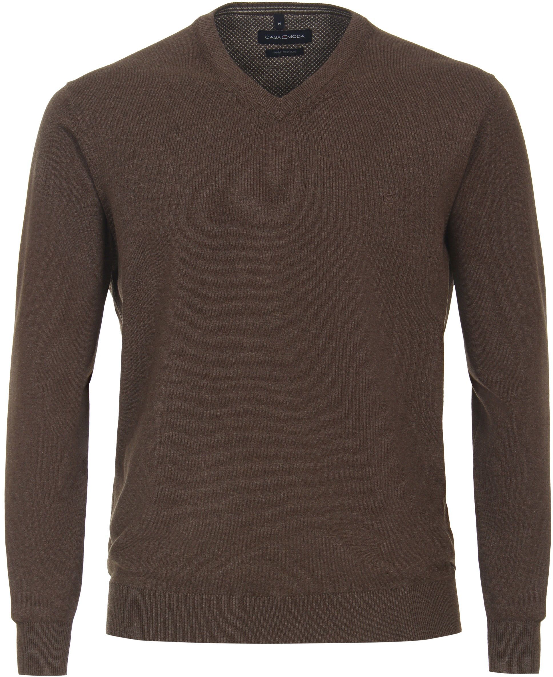 Casa Moda Pullover V-Ausschnitt Braun 004430-685 kaufen | Suitable