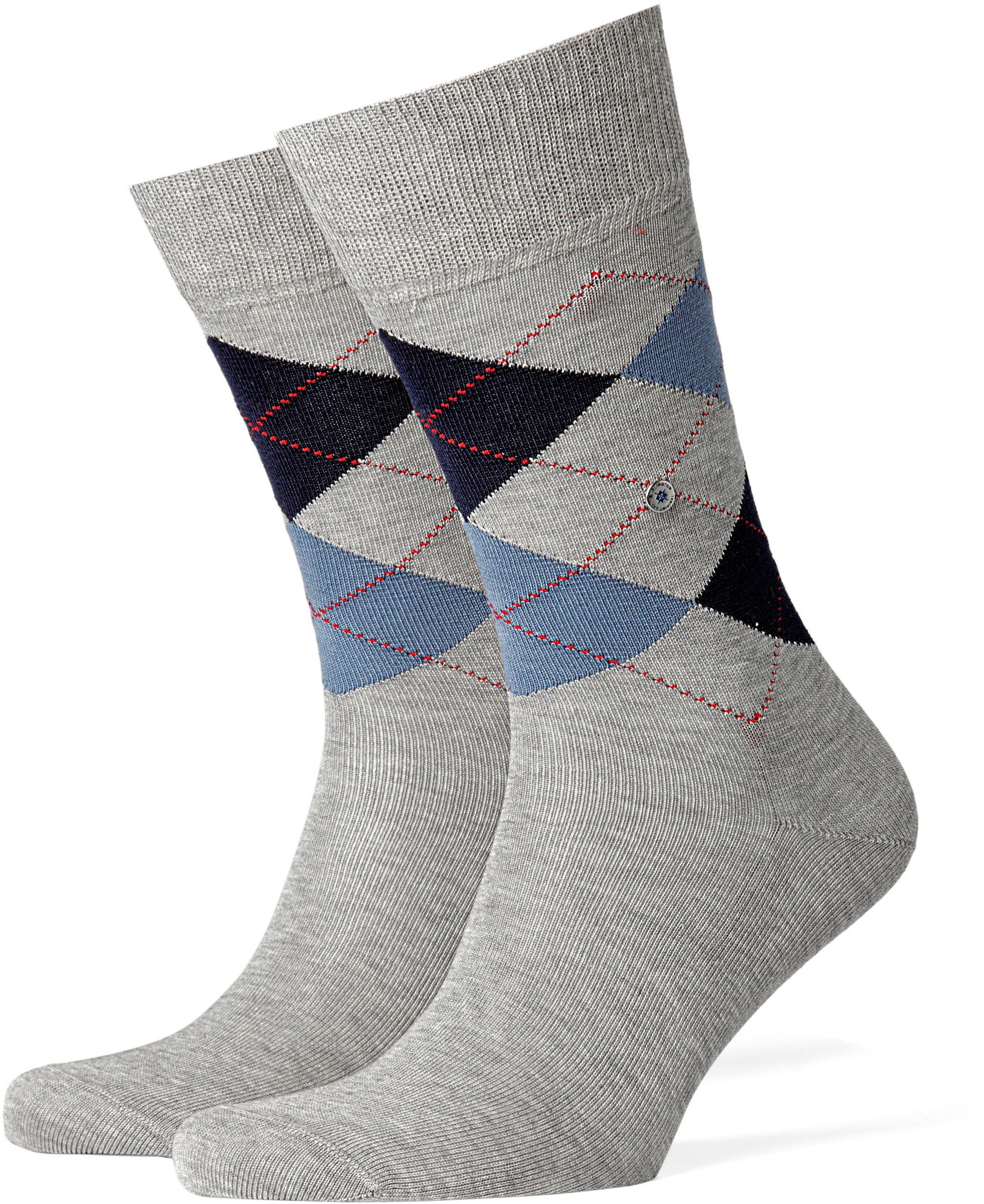 Burlington Socks Cotton 3619 Grey size 40-46