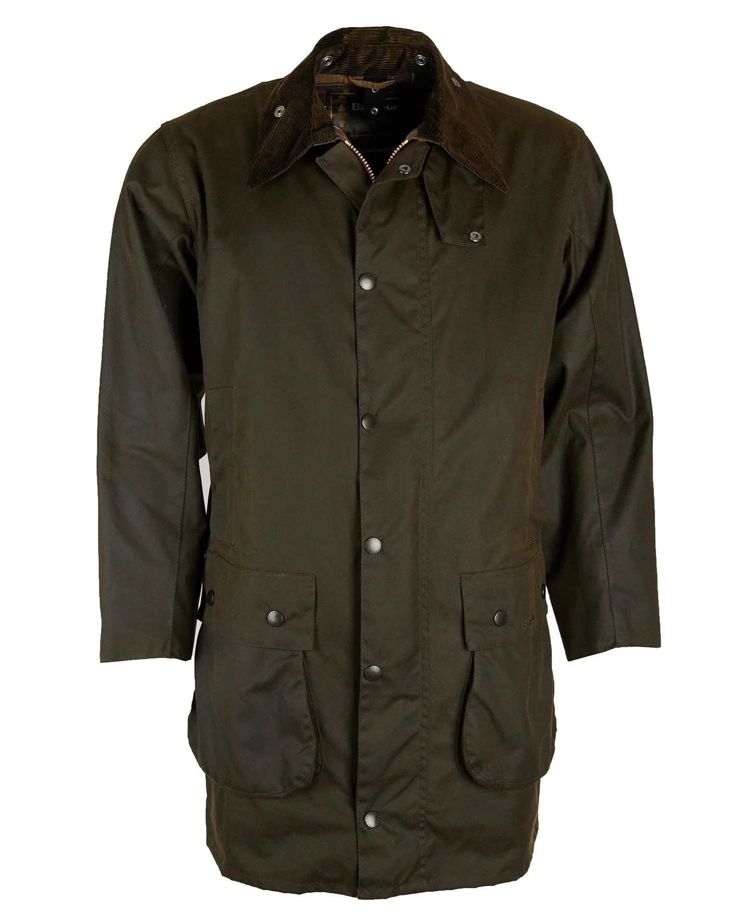 Barbour Northumbria Wax Jacket Dark Green Green size 38-R