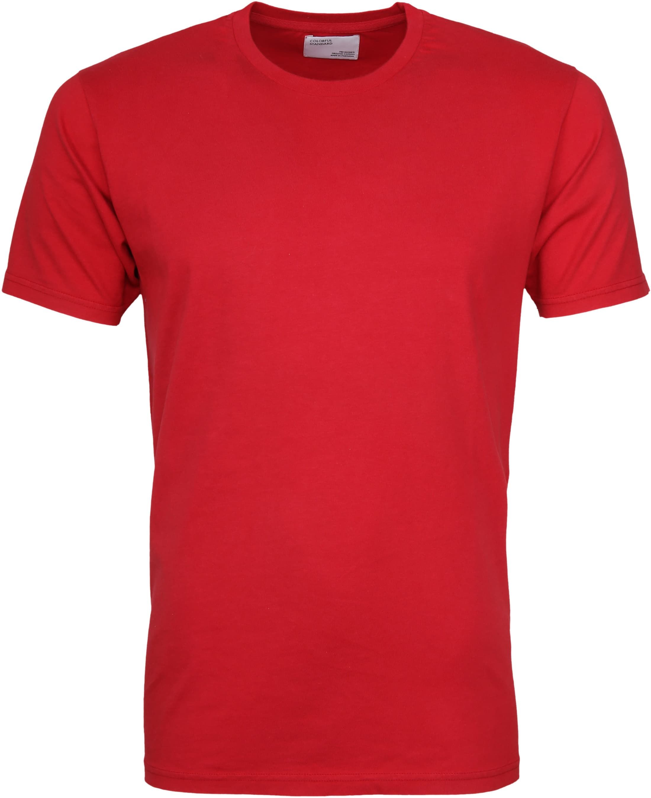 Colorful Standard T-shirt Scarlet Red CS1001 Scarlet Red kopen | Suitable