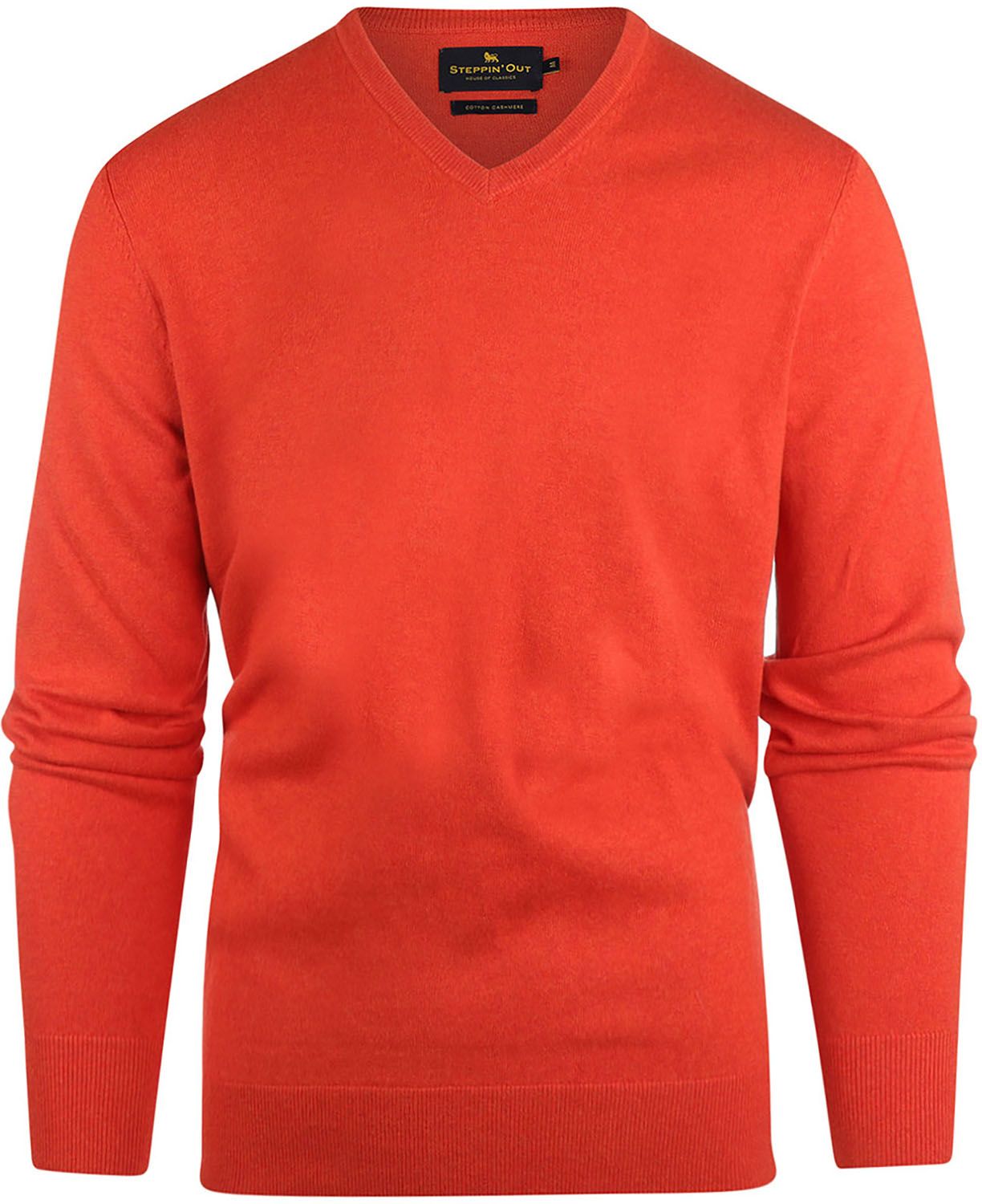 Steppin' Out Pullover Cotton Cashmere V-Neck Red SM1201.0001-4000 order online | Suitable
