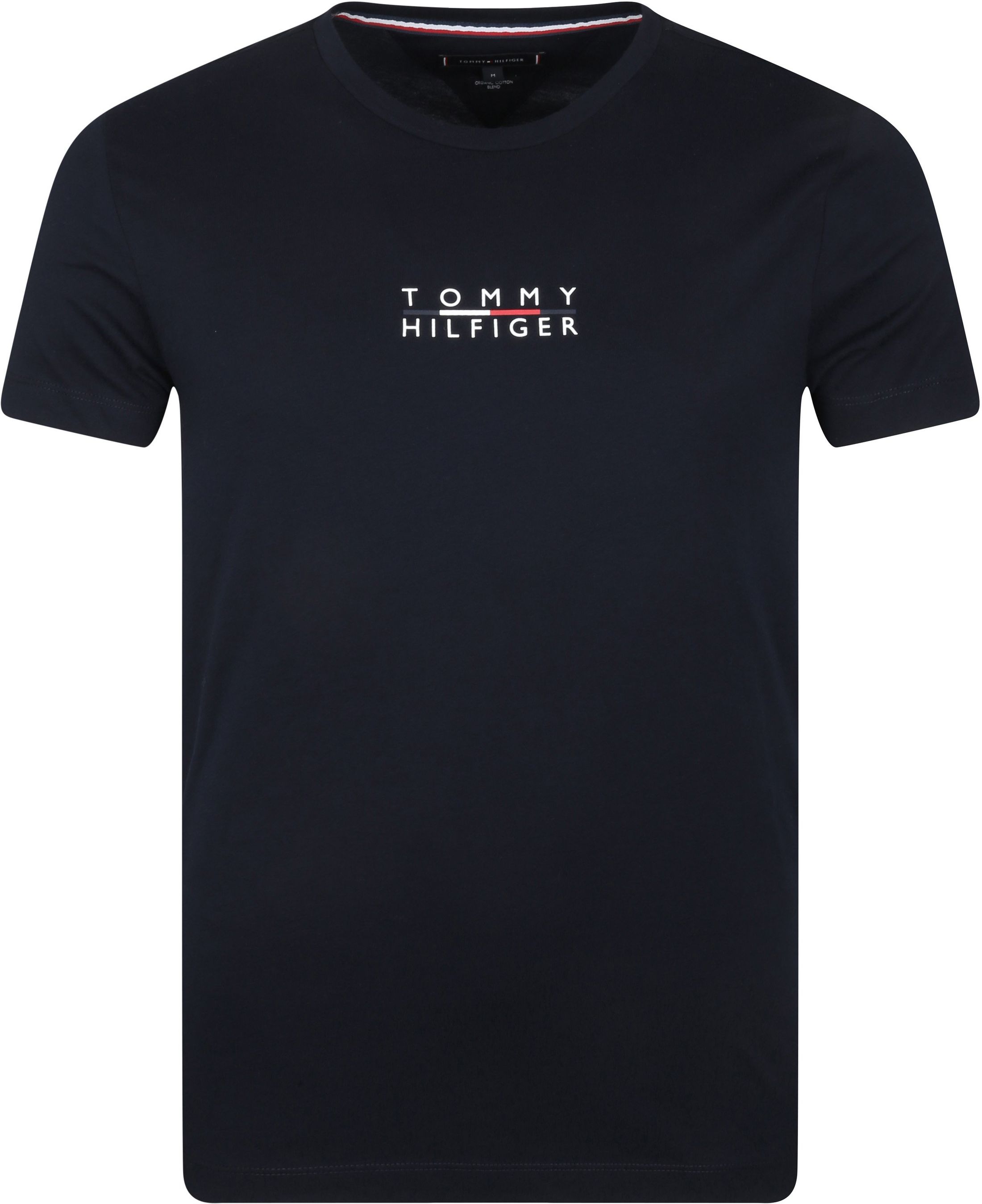 Tommy Hilfiger T Shirt Logo Dark Dark Blue Blue size L