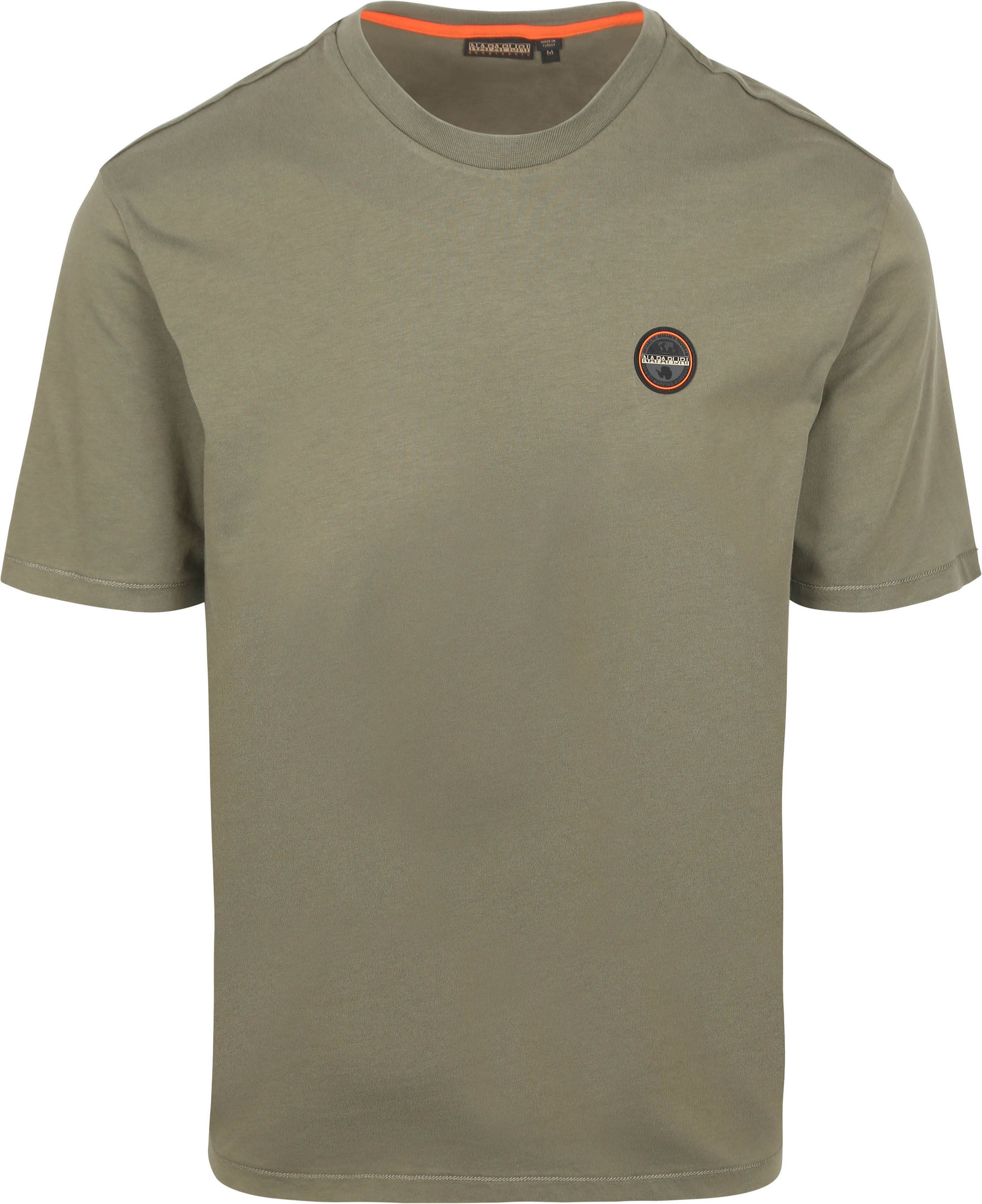 Napapijri Badge T-shirt Olive Green NP0A8949G0A1 order online | Suitable