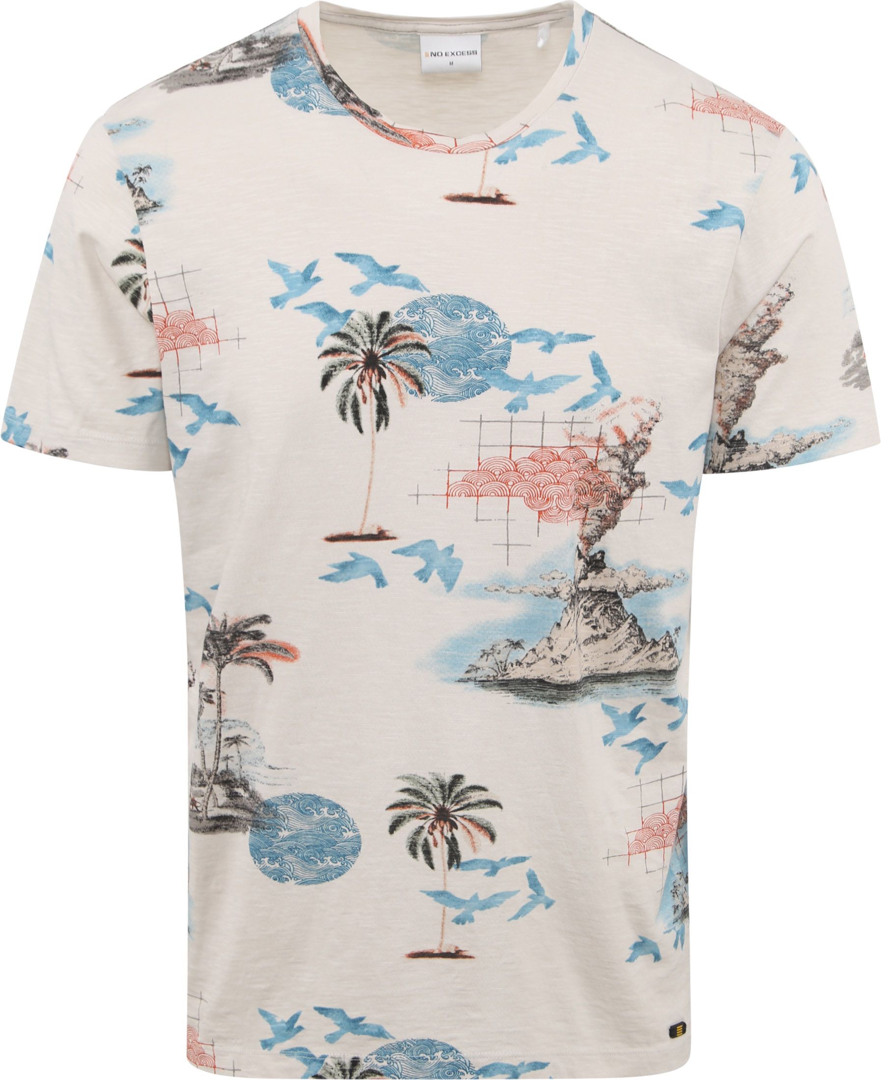 No Excess T-Shirt Print Ecru 19350374-013 order online | Suitable