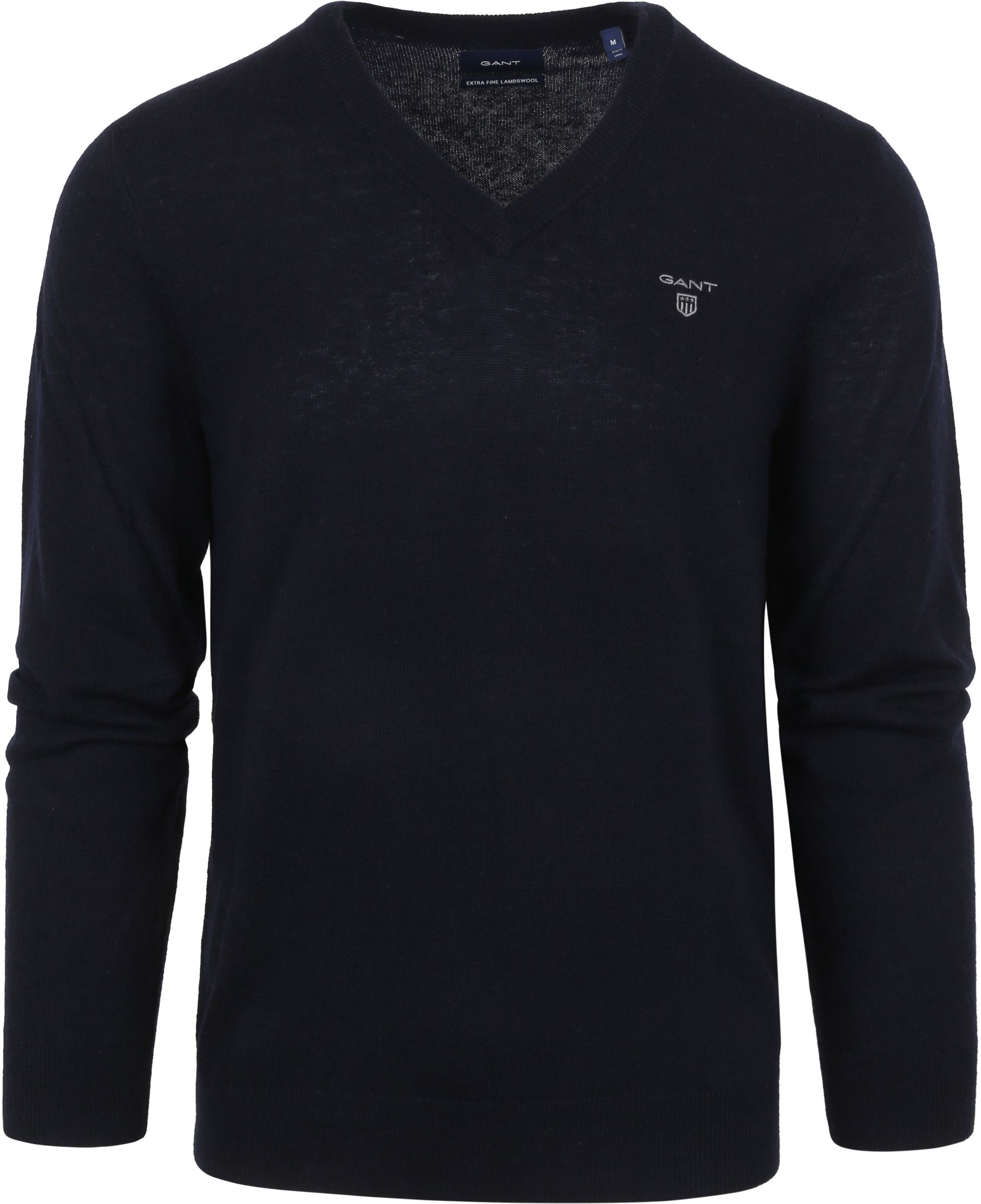 Gant Sweater Lambswool Navy Blue Dark Blue size M