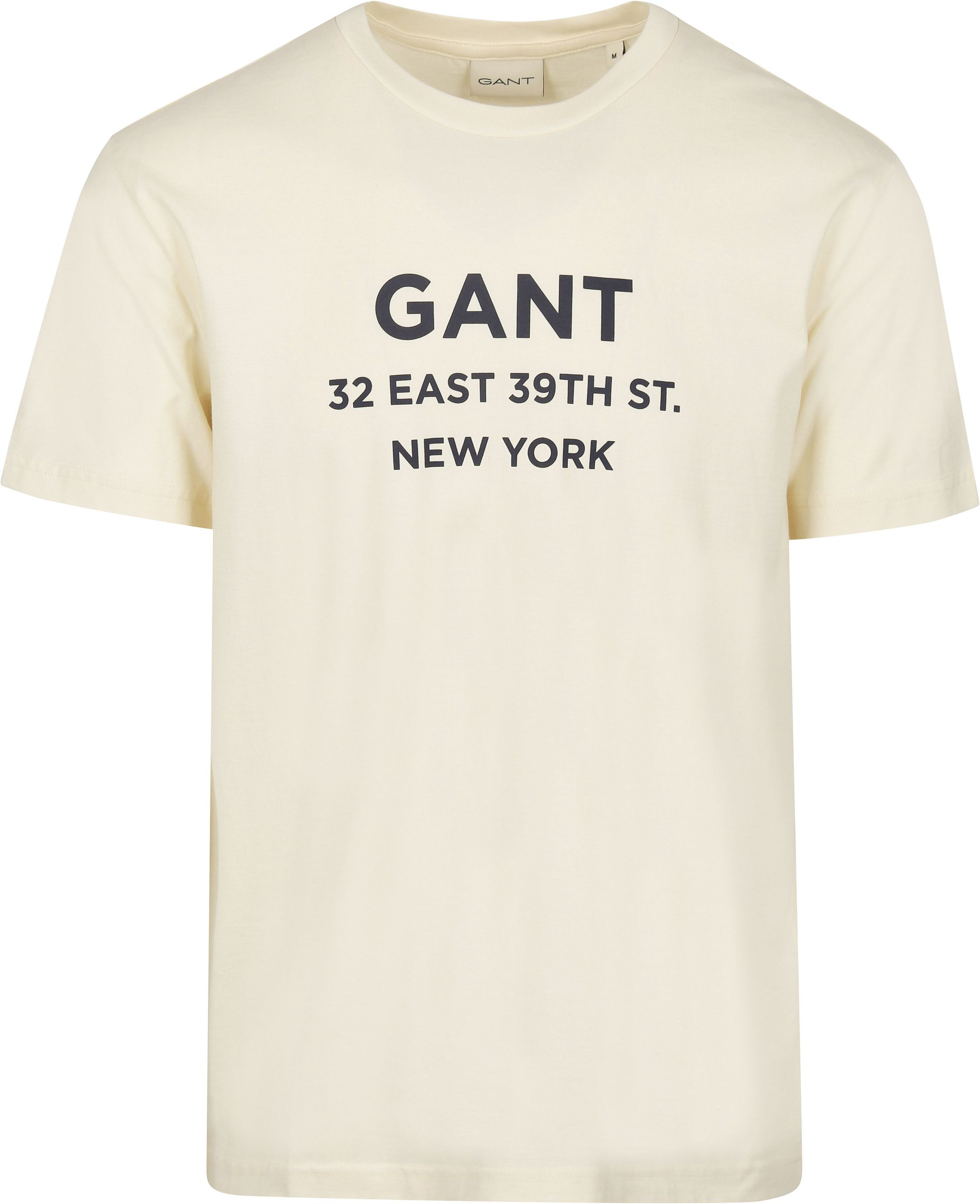 Gant T-shirt Graphic Logo Ecru 2003301-130 order online | Suitable