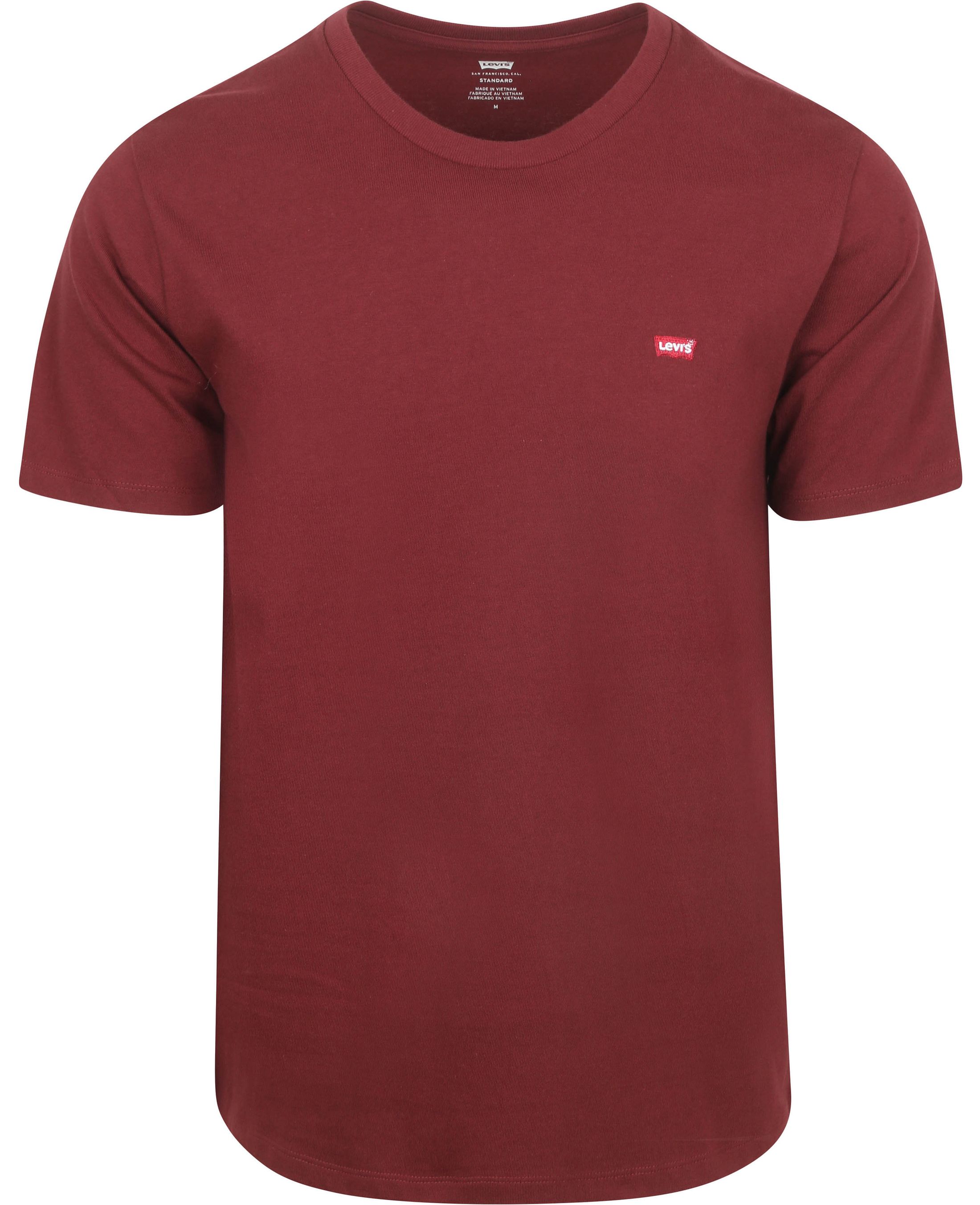 Levi's T Shirt Original Burgundy order online | Suitable