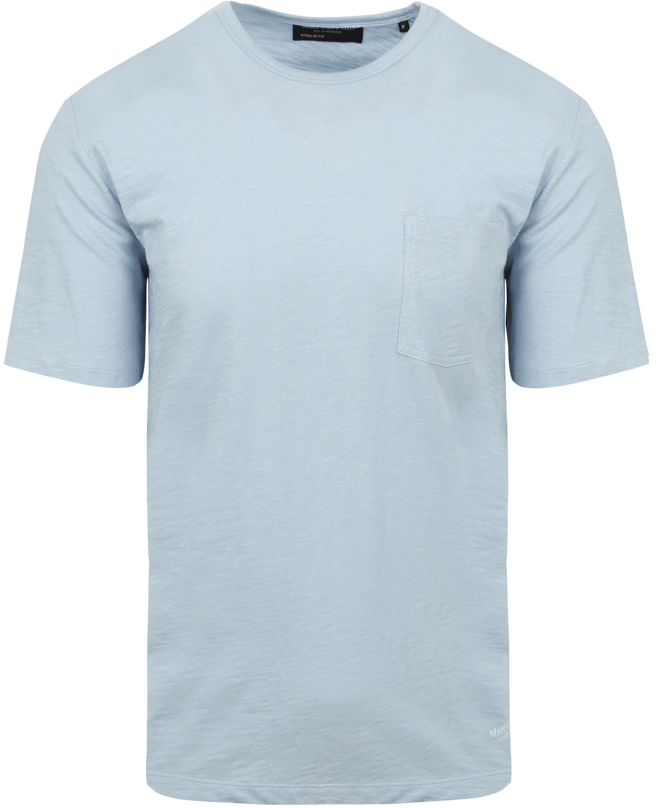Marc O'Polo T-Shirt Slubs Light Blue M23217651238-826 order online | Suitable