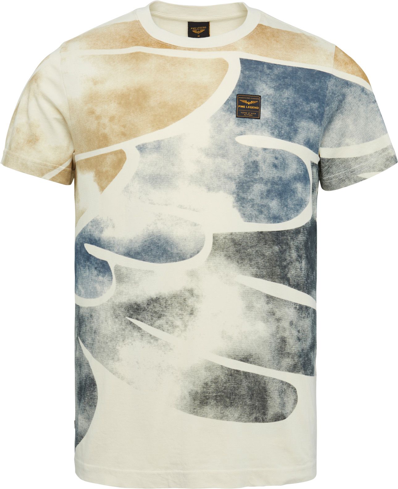 PME Legend T-Shirt Multicolour Beige size 3XL