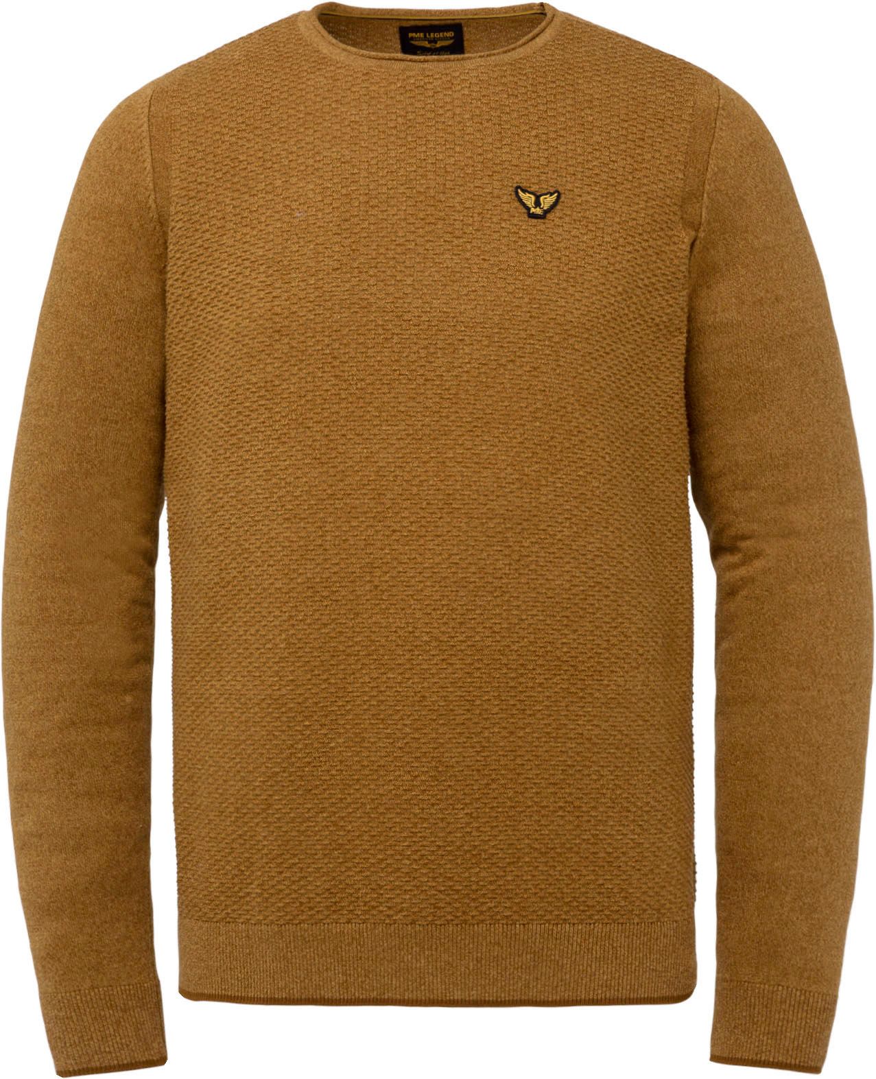 PME Legend Sweater Mouline Brown size 3XL