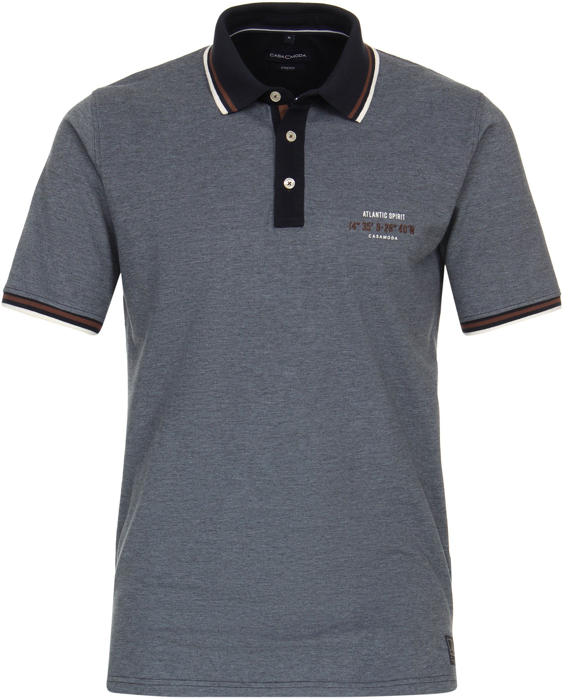 Casa Moda Poloshirt Logo Navy 944257200-105 kopen | Suitable