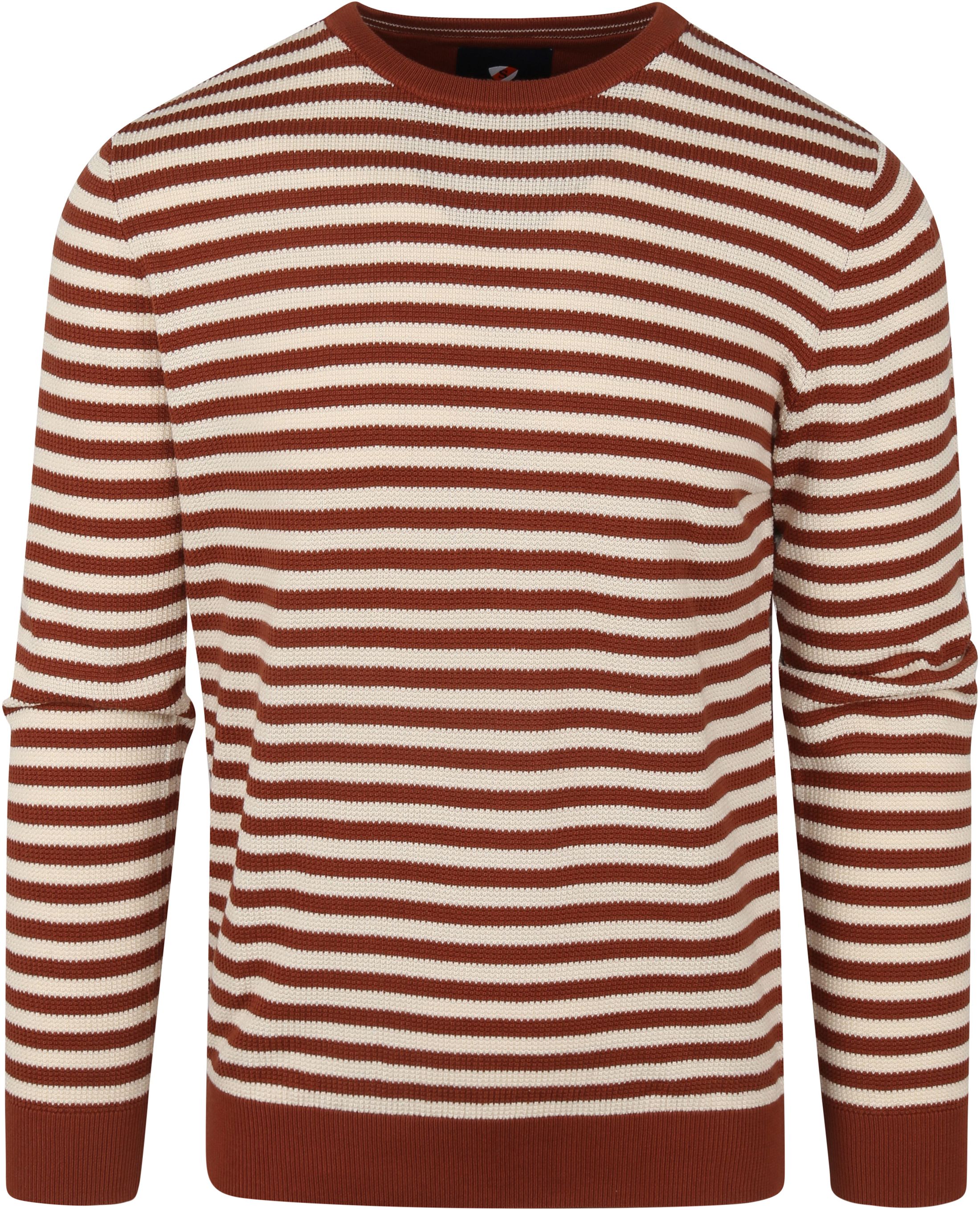 Suitable Pullover O-Neck Brown Stripe SPE22105ST04ST-855 order online | Suitable