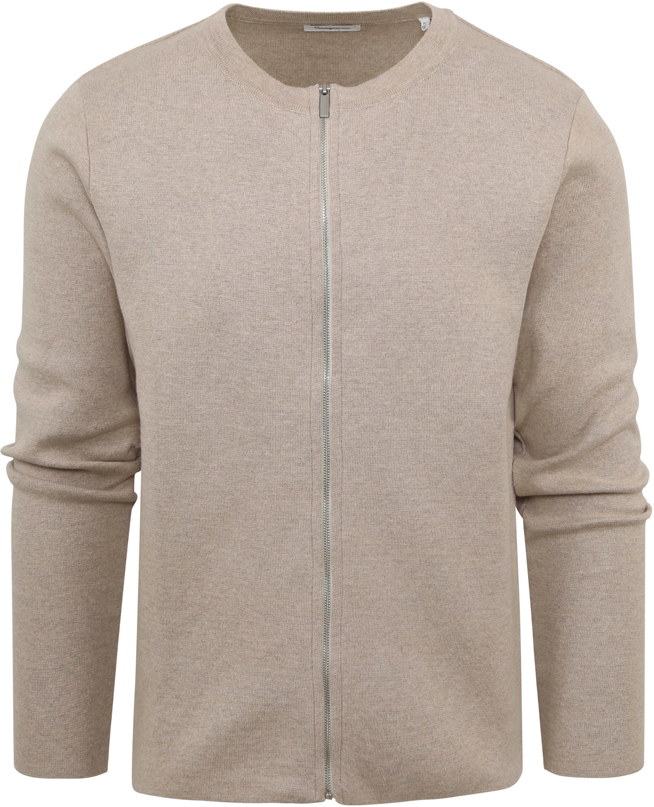 KnowledgeCotton Apparel Strickjacken-Muster Navy 1080009-1074 Nature Melange kaufen | Suitable