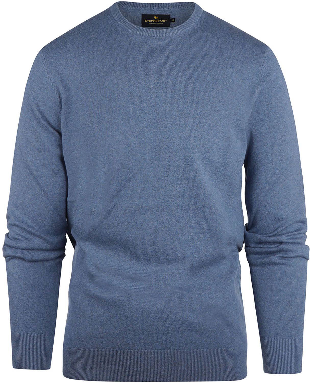 Steppin' Out Pull Cotton Cashmere Bleu Indigo SM1202.0001-2300/PU-O-COCASH-STEPP-MIDBLUE commander en ligne | Suitable